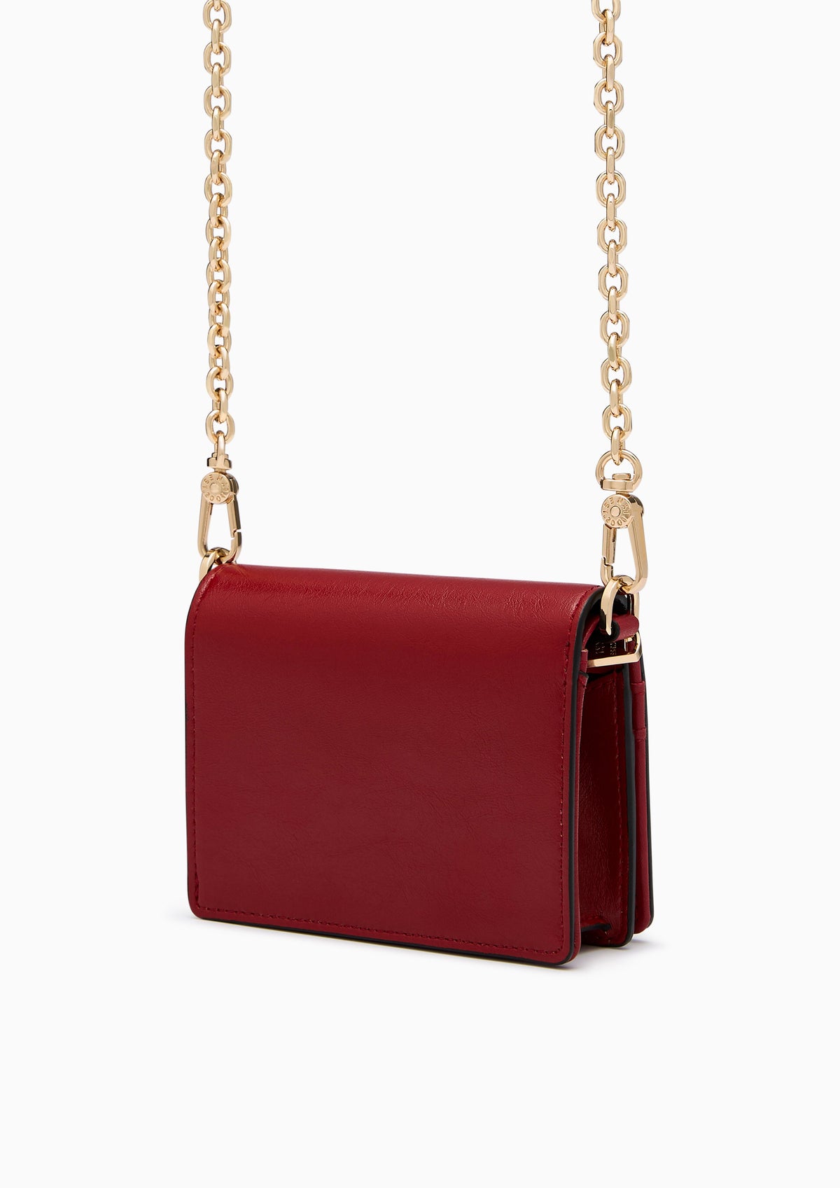 Frosty Short Wallets On Chain - Dark Red