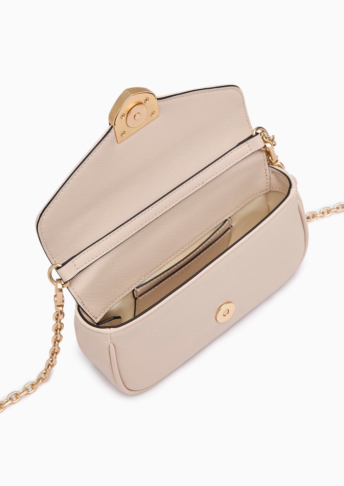 Re-Edit Daisy Autumn Long Wallet On Chain - Light Beige