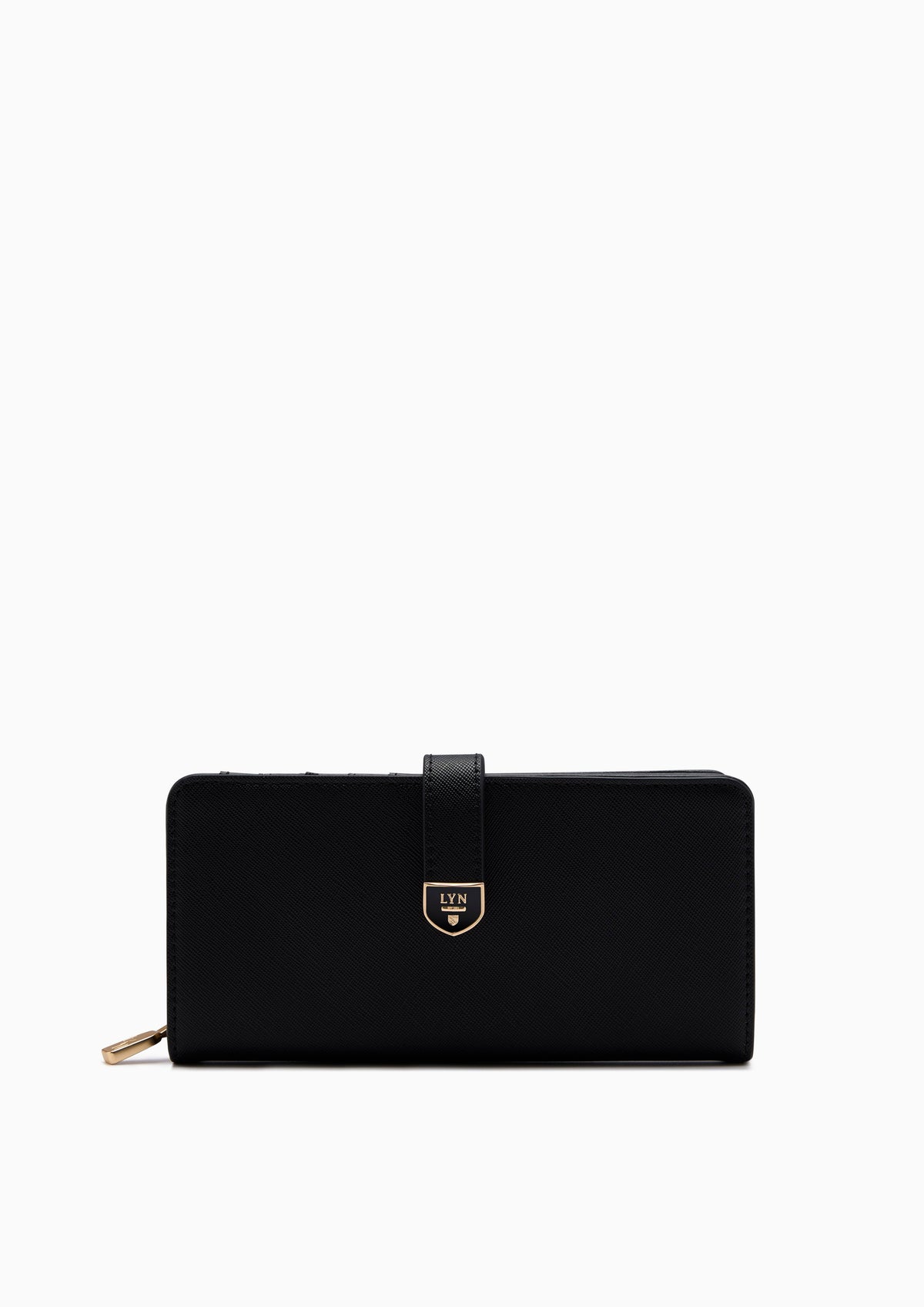 Re-Edit Daisy Autumn Long Long Wallet- Black