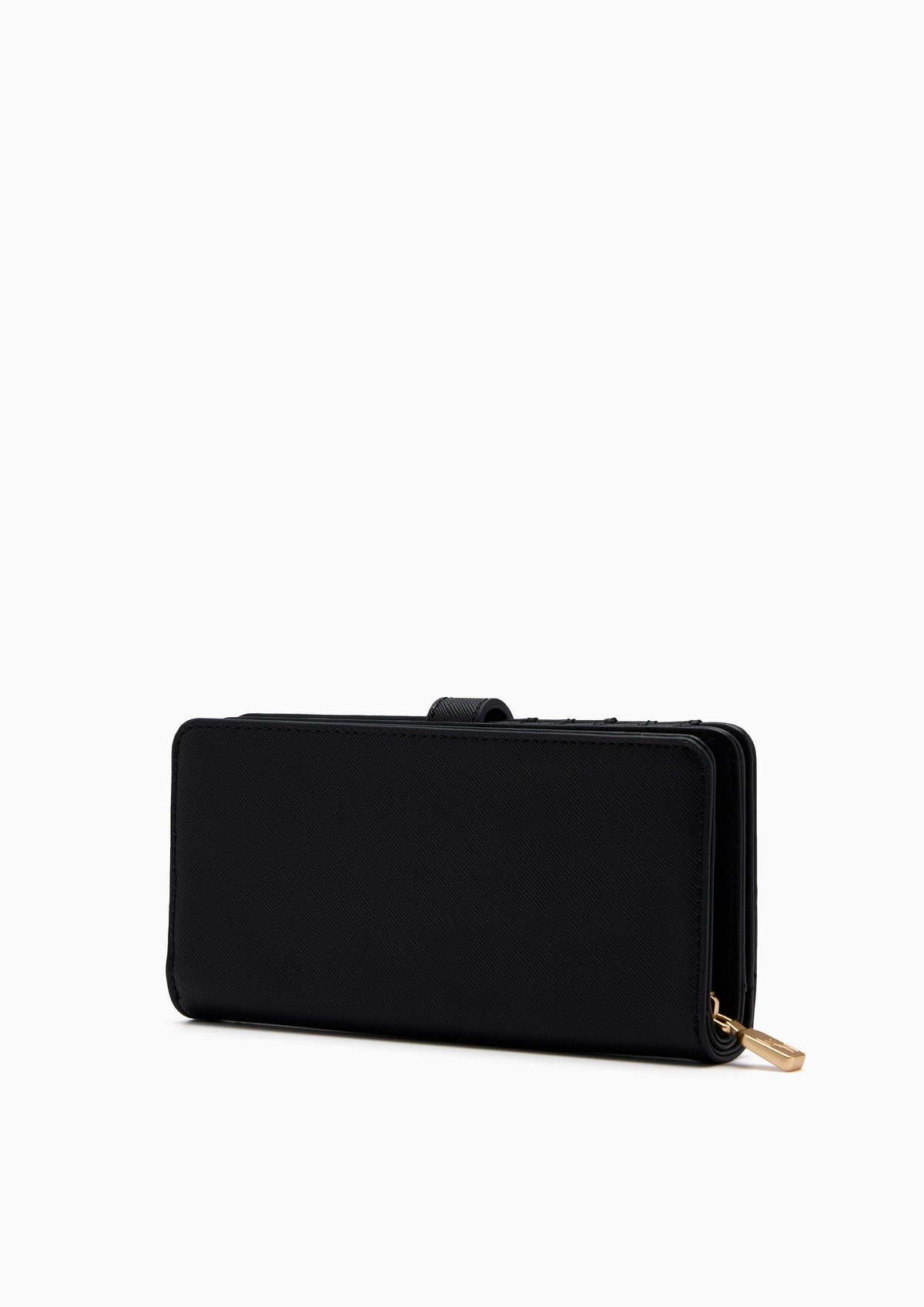 Re-Edit Daisy Autumn Long Long Wallet- Black
