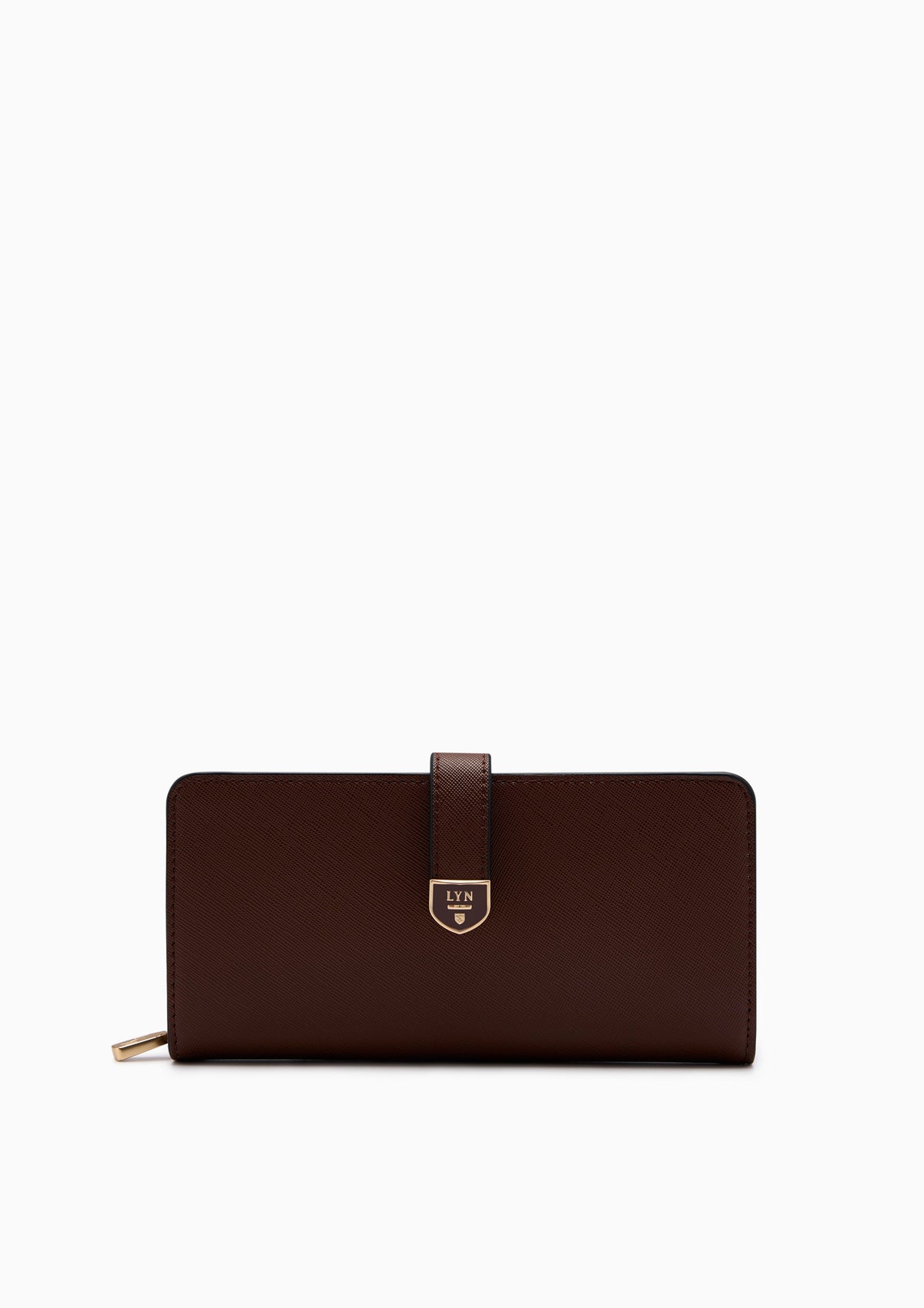 Re-Edit Daisy Autumn Long Long Wallet- Dark Brown