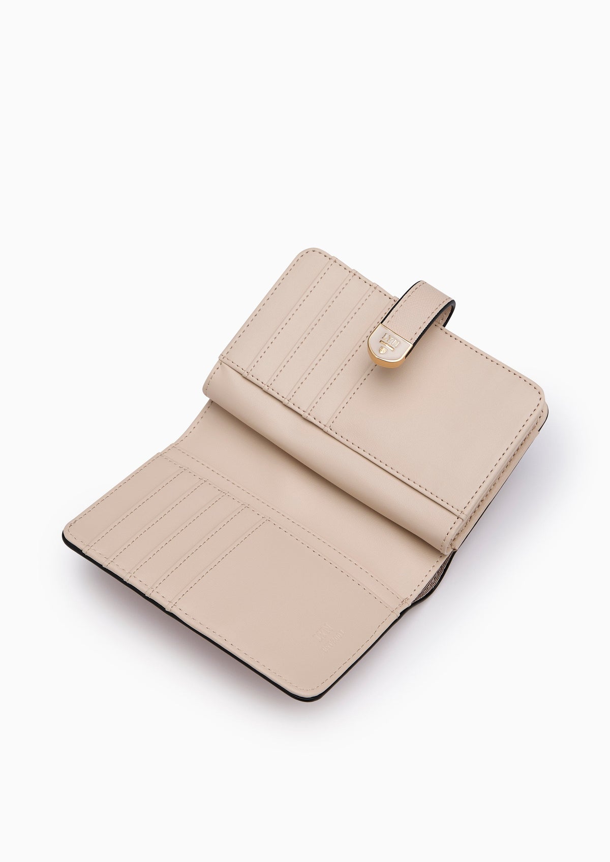 Re-Edit Daisy Autumn Semi Wallet- Light Beige