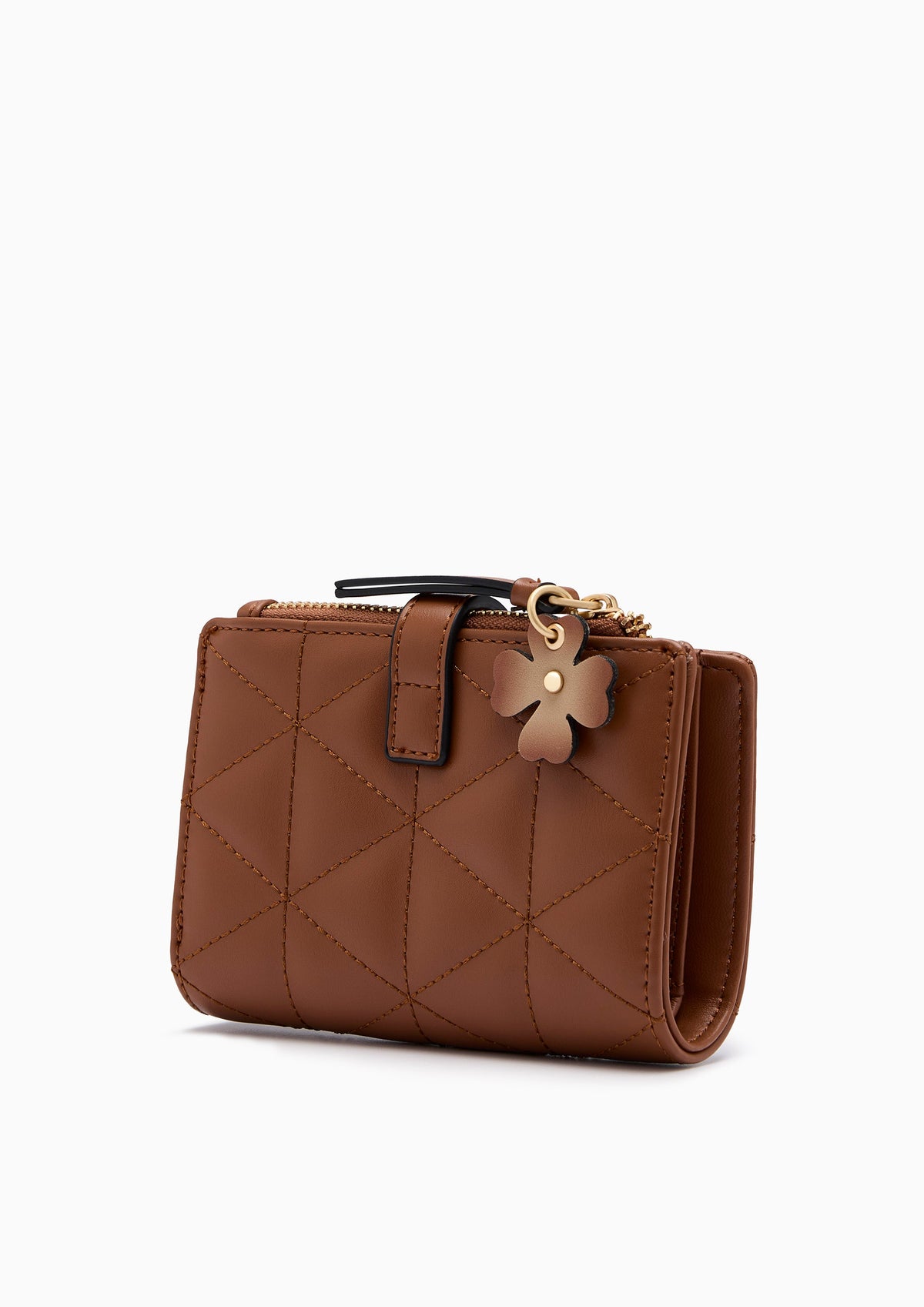 Re-Edit Manifest Q Semi Long Wallet- Brown