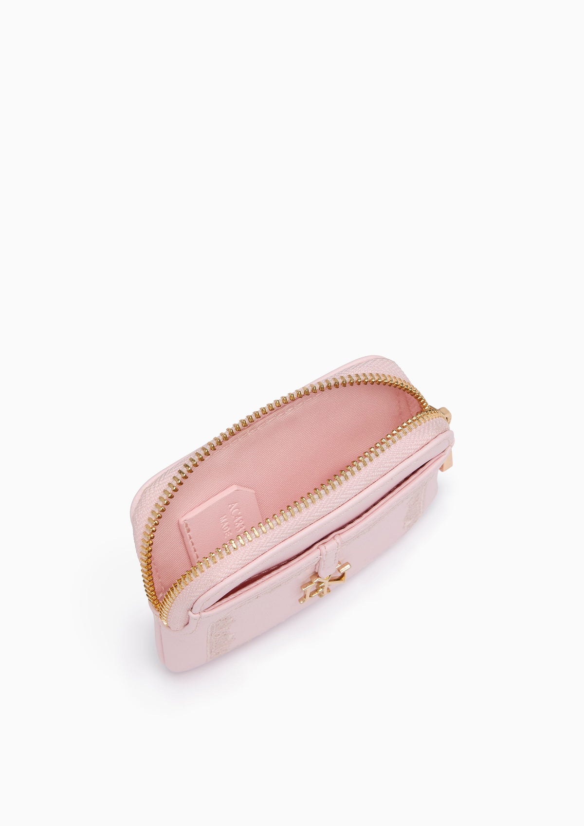 Wimsy Coin Zip Short Wallet - Light Pink