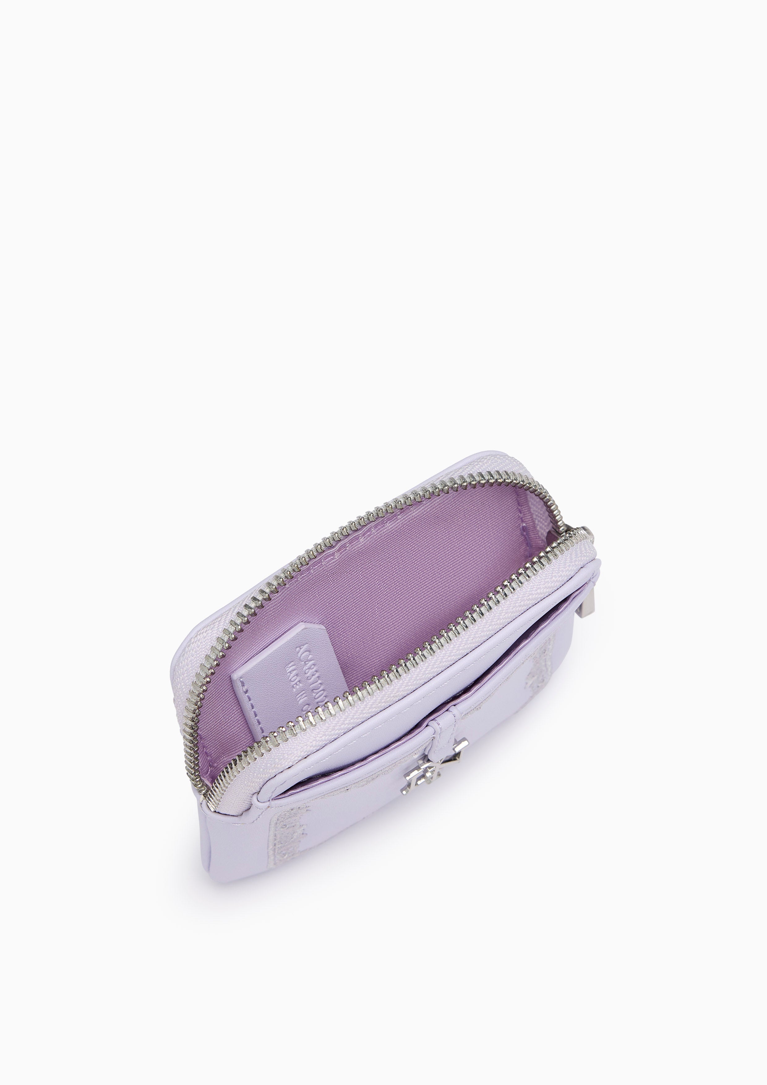 Wimsy Coin Zip Short Wallet - Light Purple