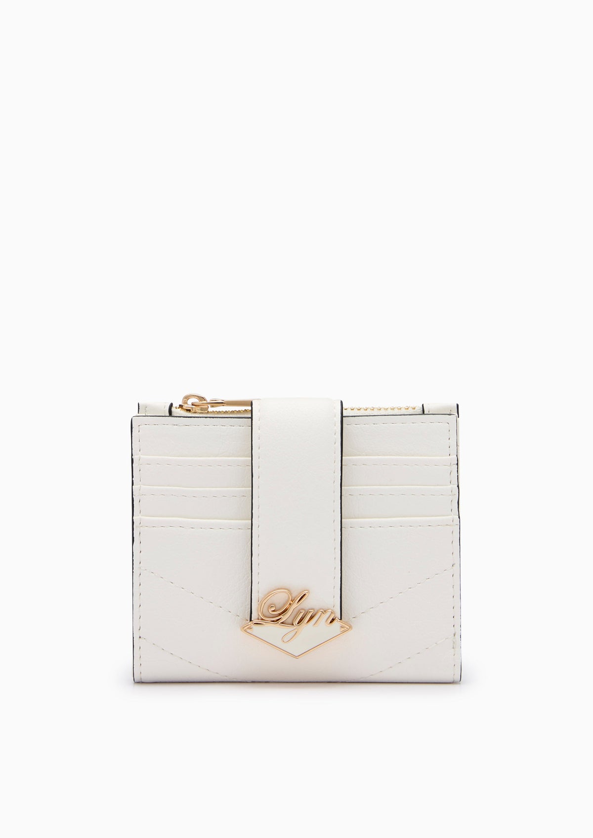 Sadie Short Card Pocket Wallet - Off-White