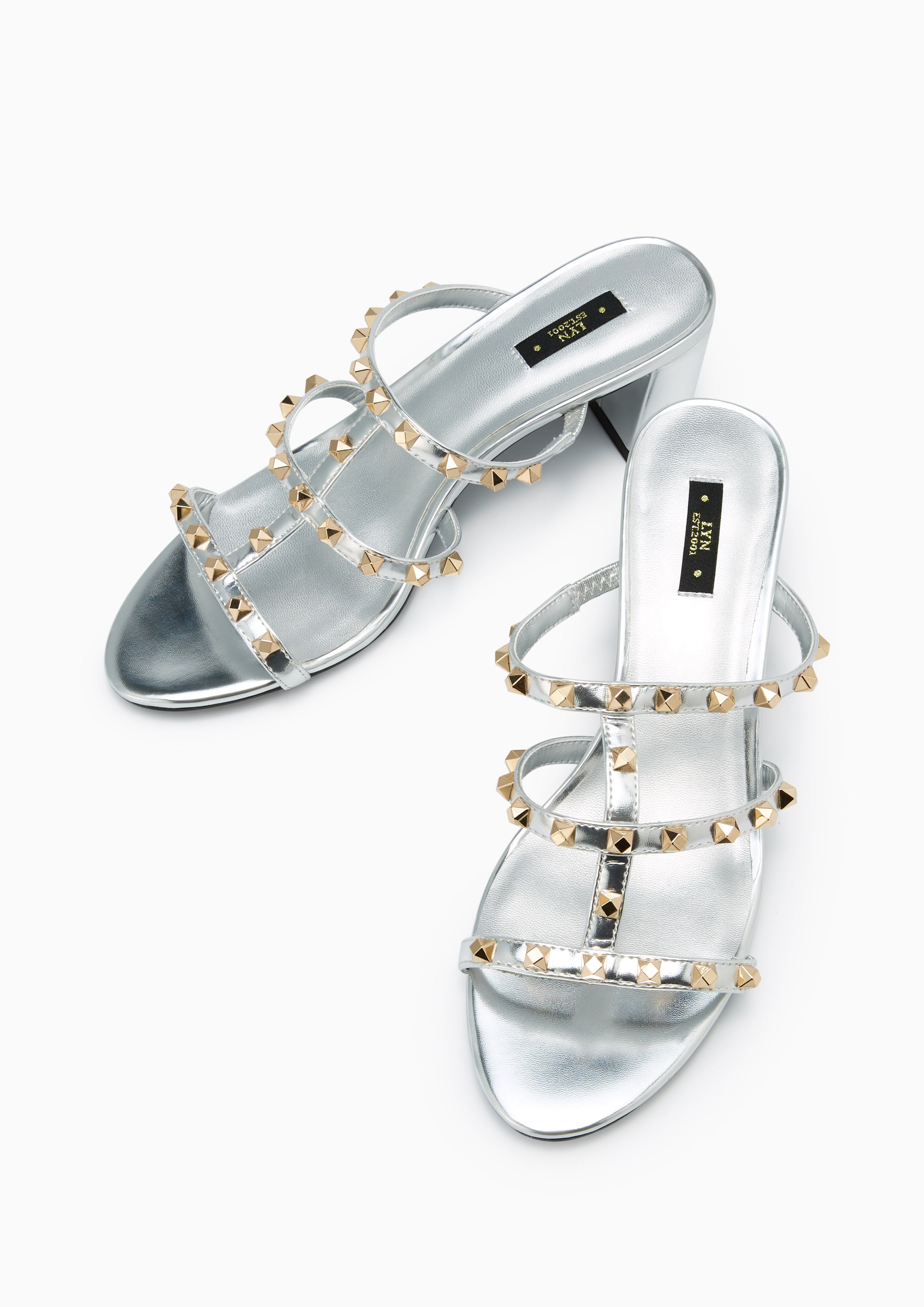Linda Flats And Sandals - Silver