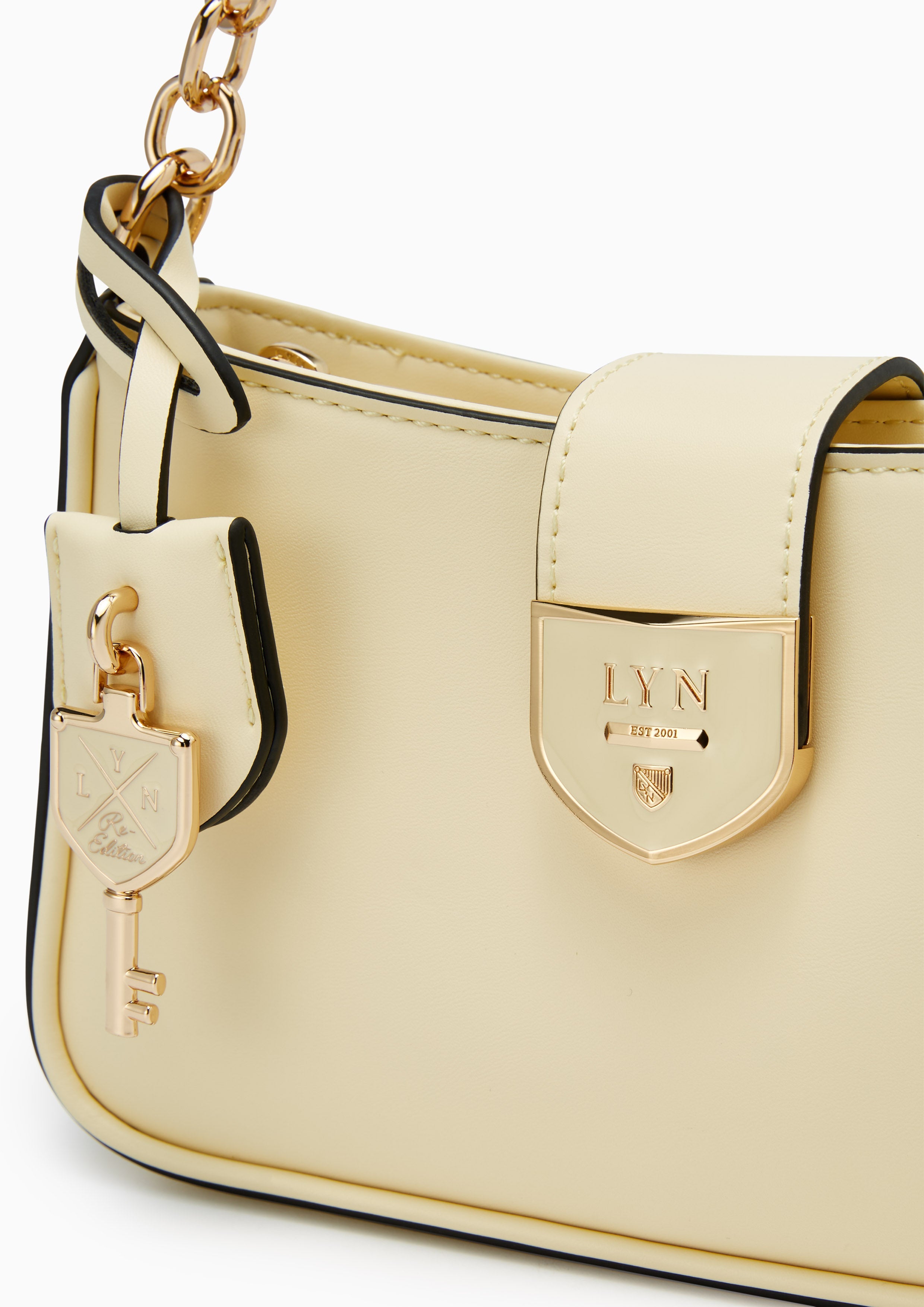 Re-Edit Ray Atella Shoulder Bag - Light Yellow