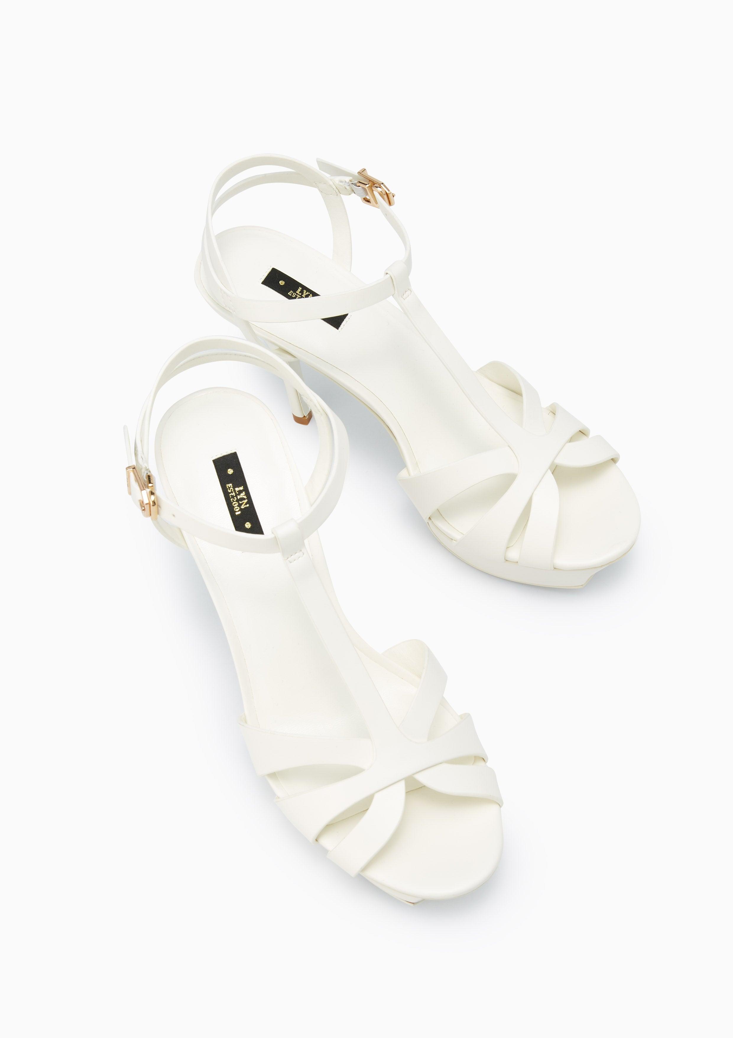 Sabella Soft Heels - White