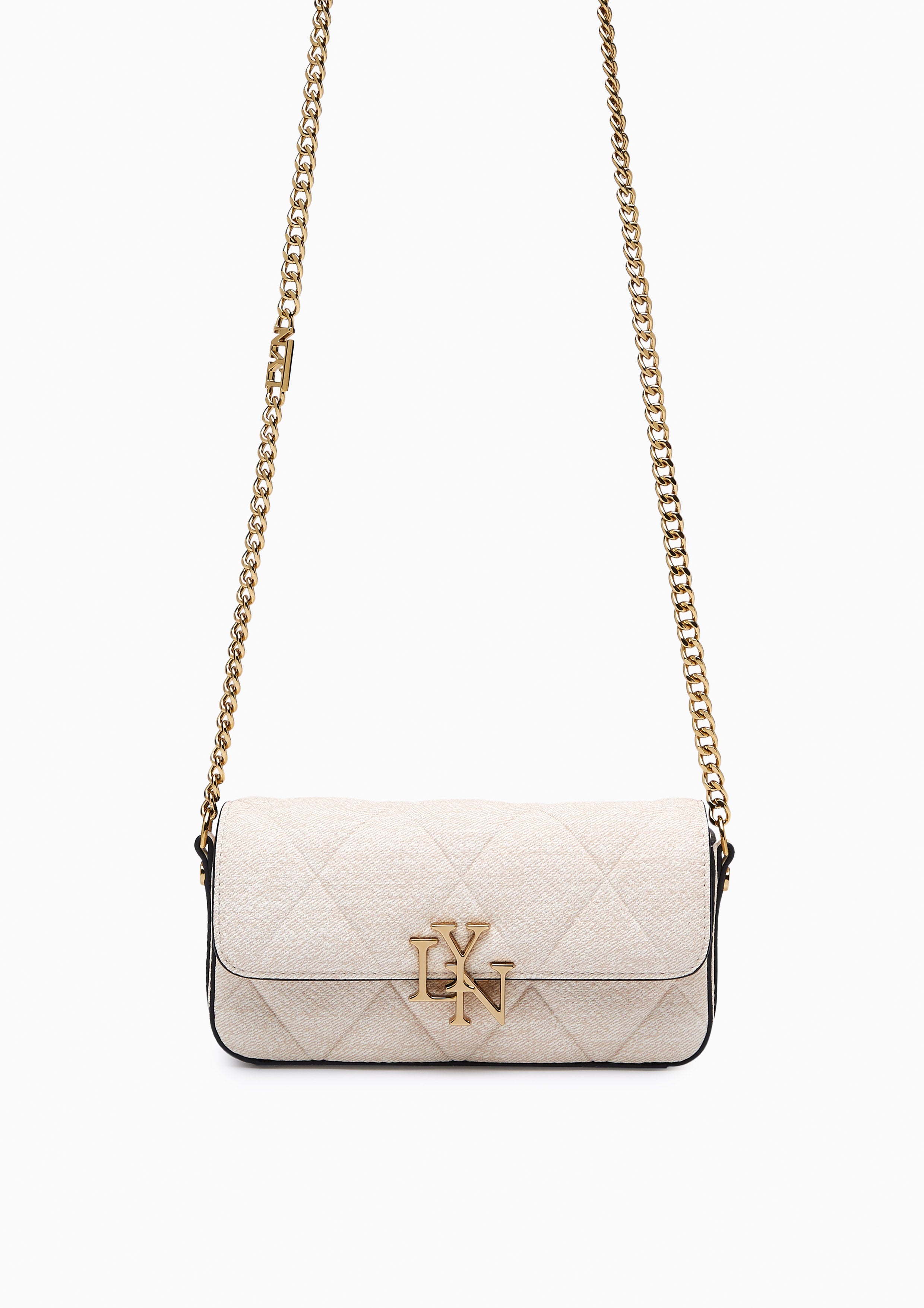Rexha Flap Phone Wallet On Chain - Light Beige