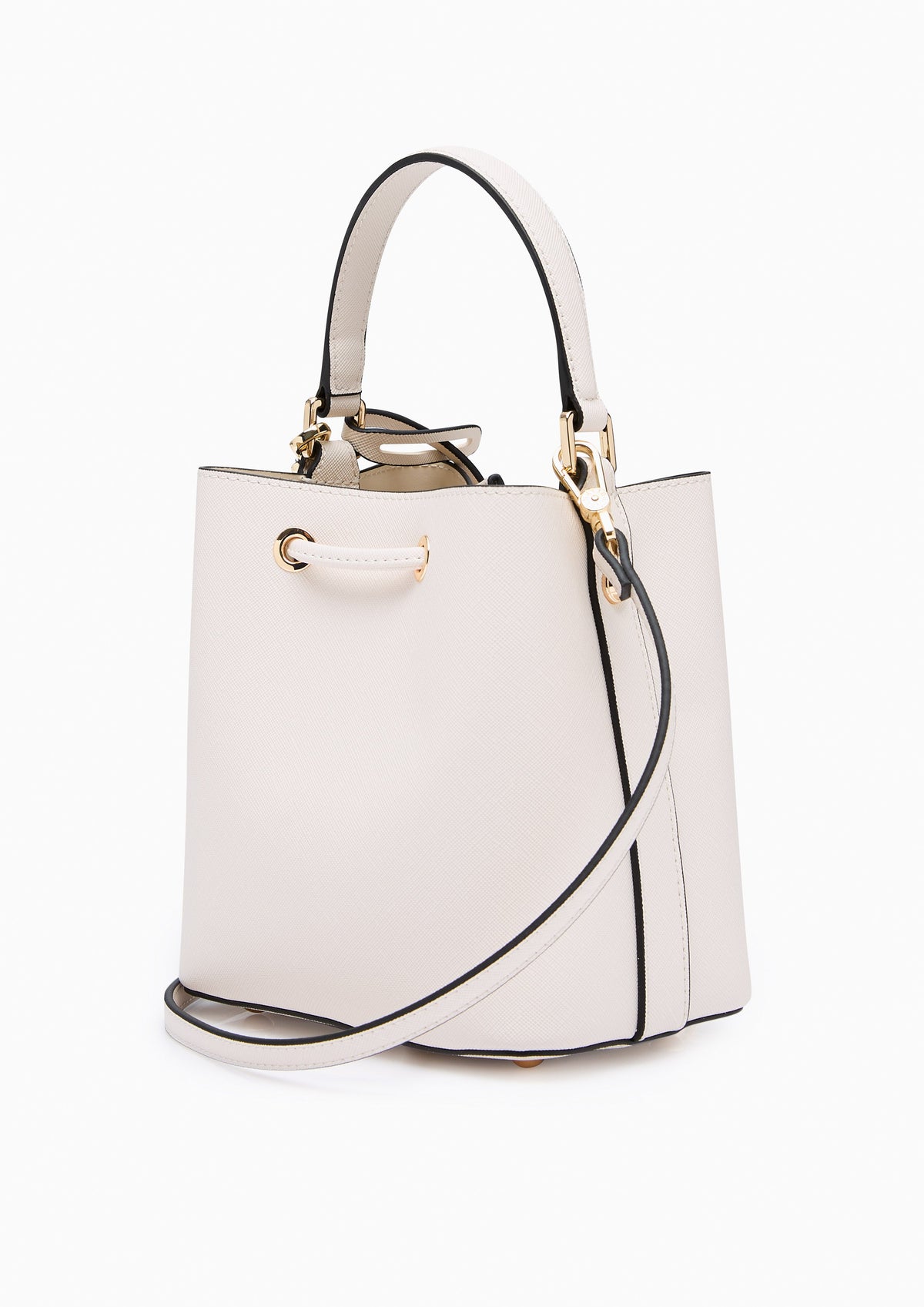 Carina Re-Edition S Bucket Bag - Ivory