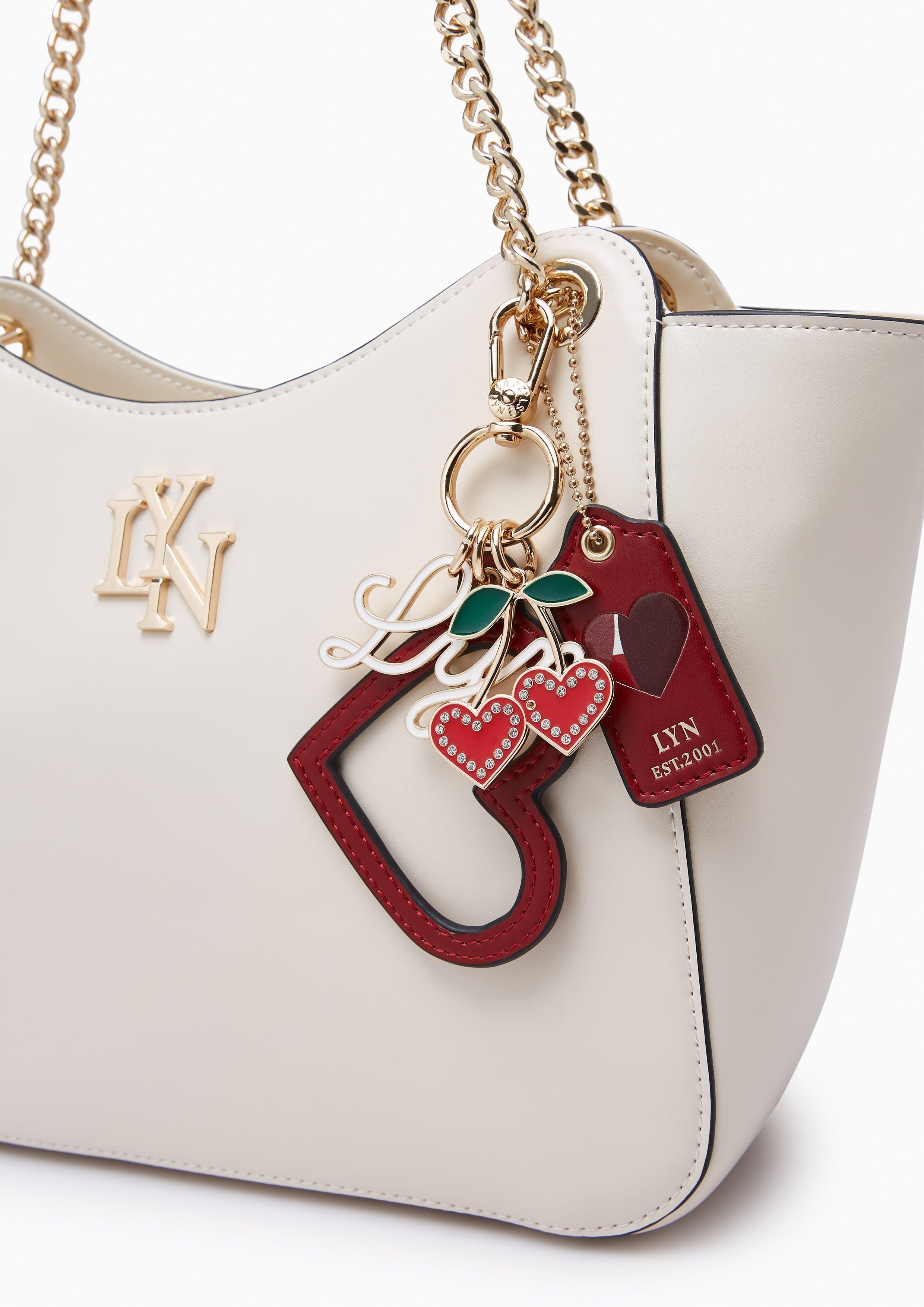 Sweet Heart Tote Bag - Light Beige