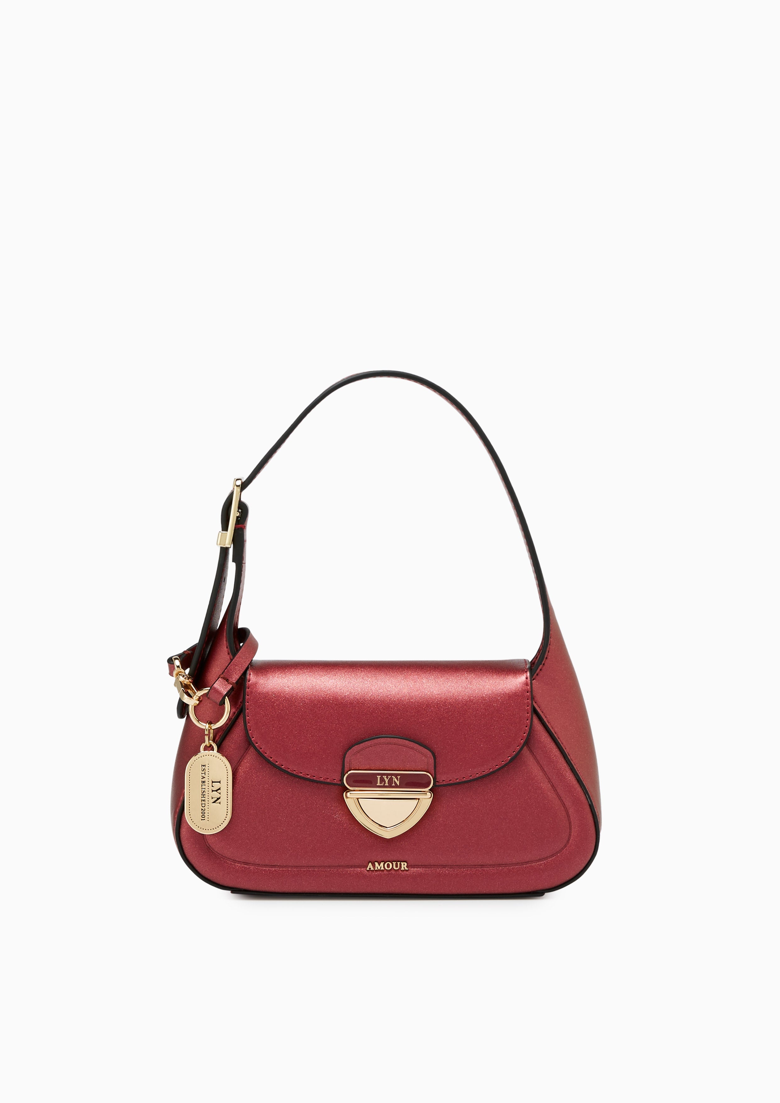 Lena Mini Shoulder Bag - Red