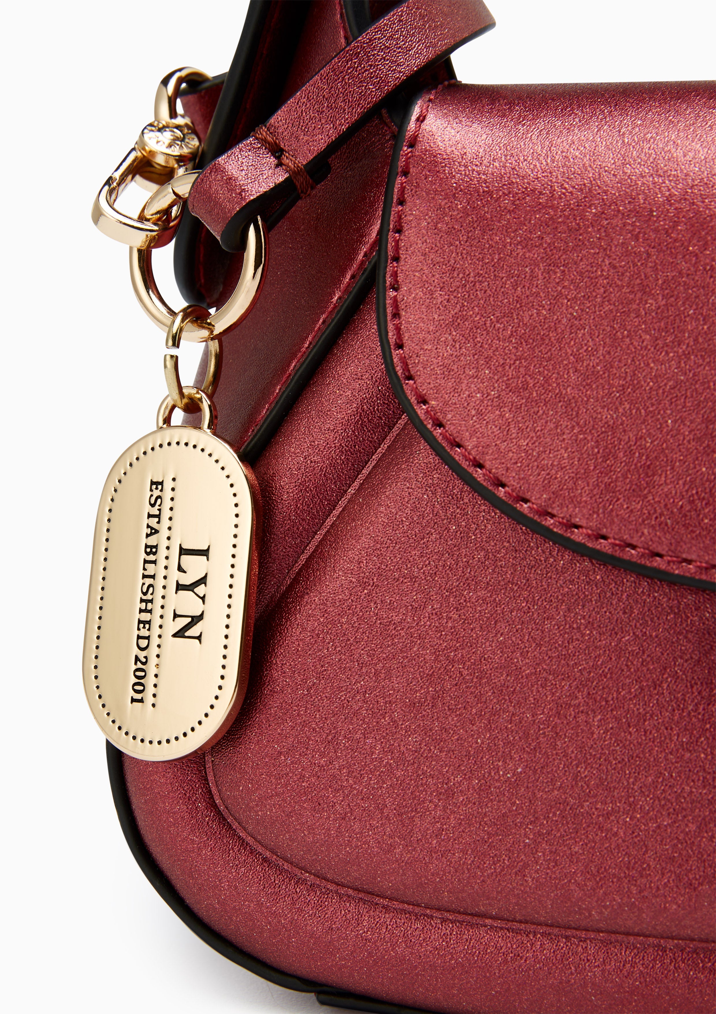 Lena Mini Shoulder Bag - Red
