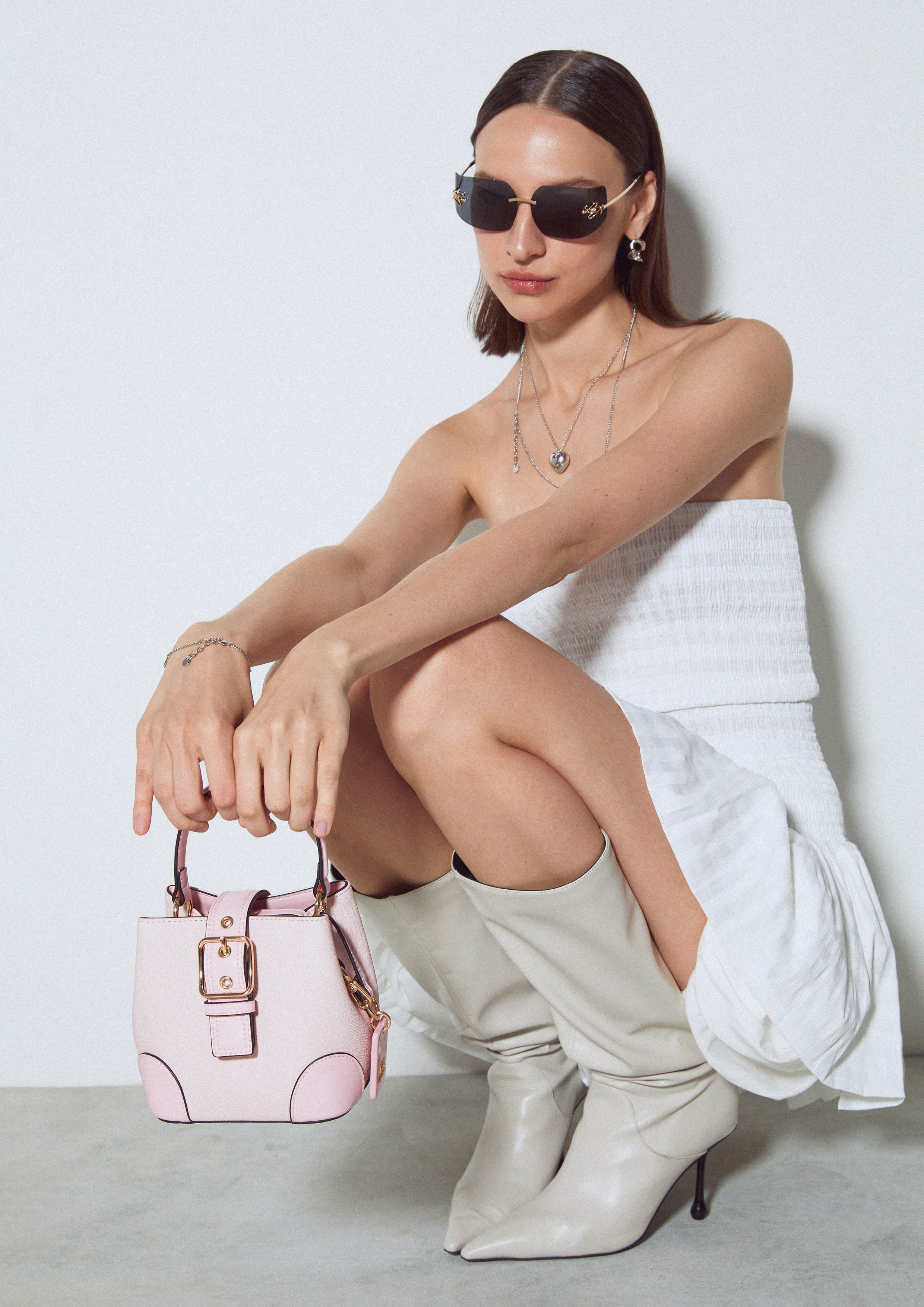 Havana S Crossbody Bag - Pink Variation 2