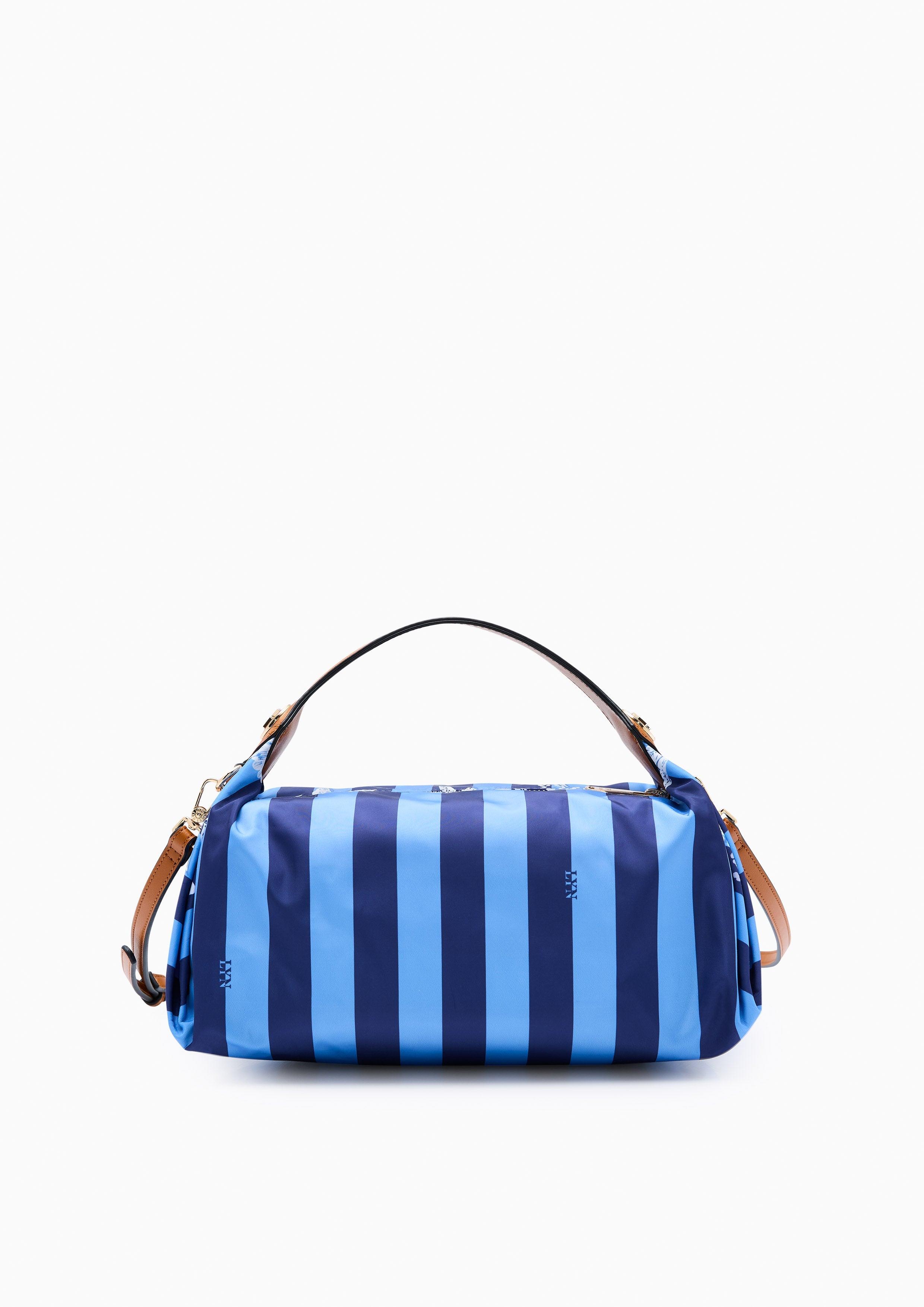 Lola Handbag - Printed Blue