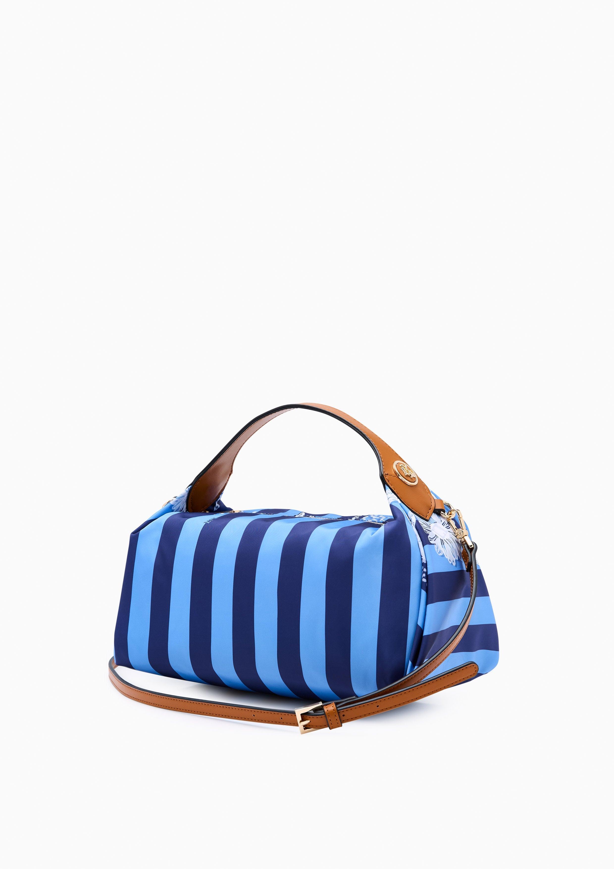 Lola Handbag - Printed Blue