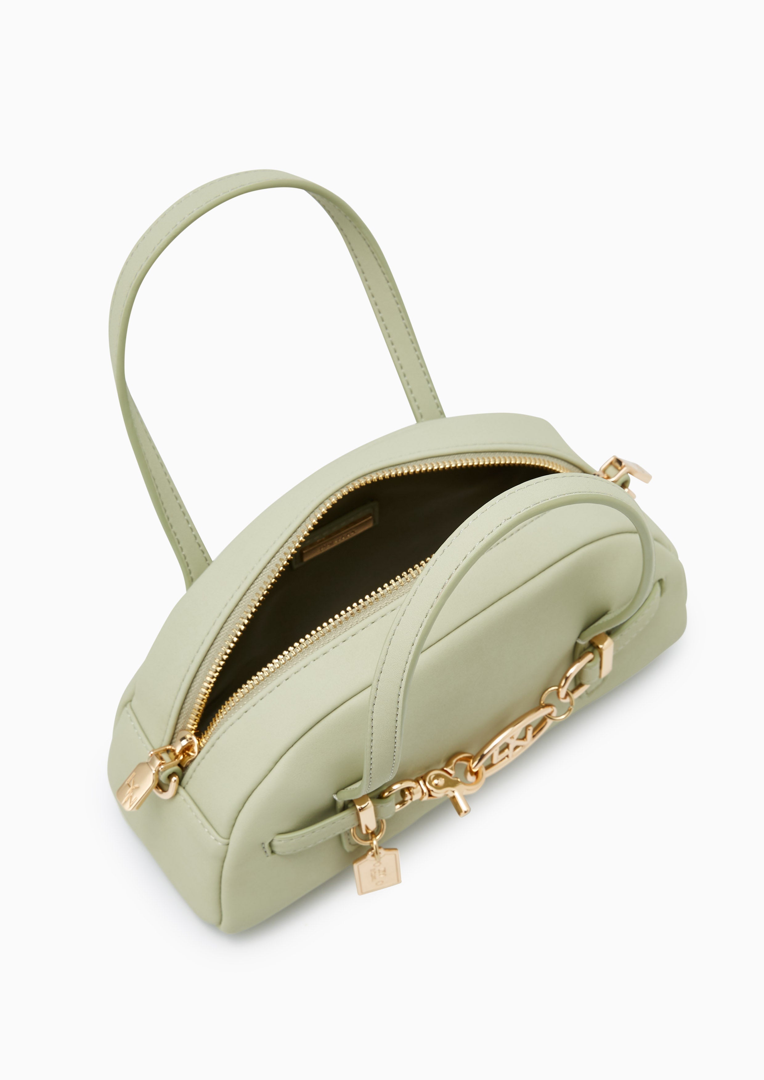 Tippy Handle Handbags - Green