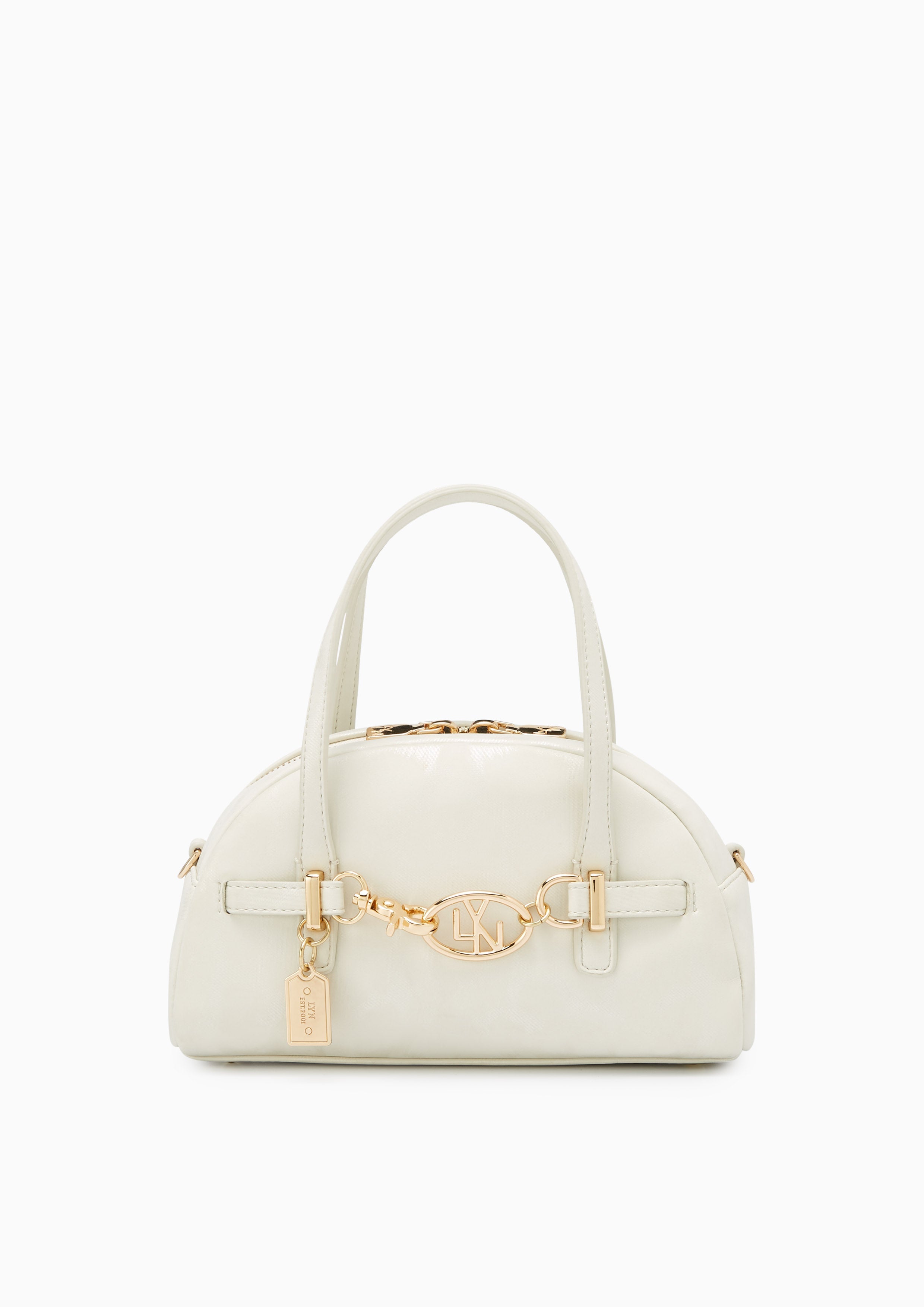 Tippy Handle Handbags - White