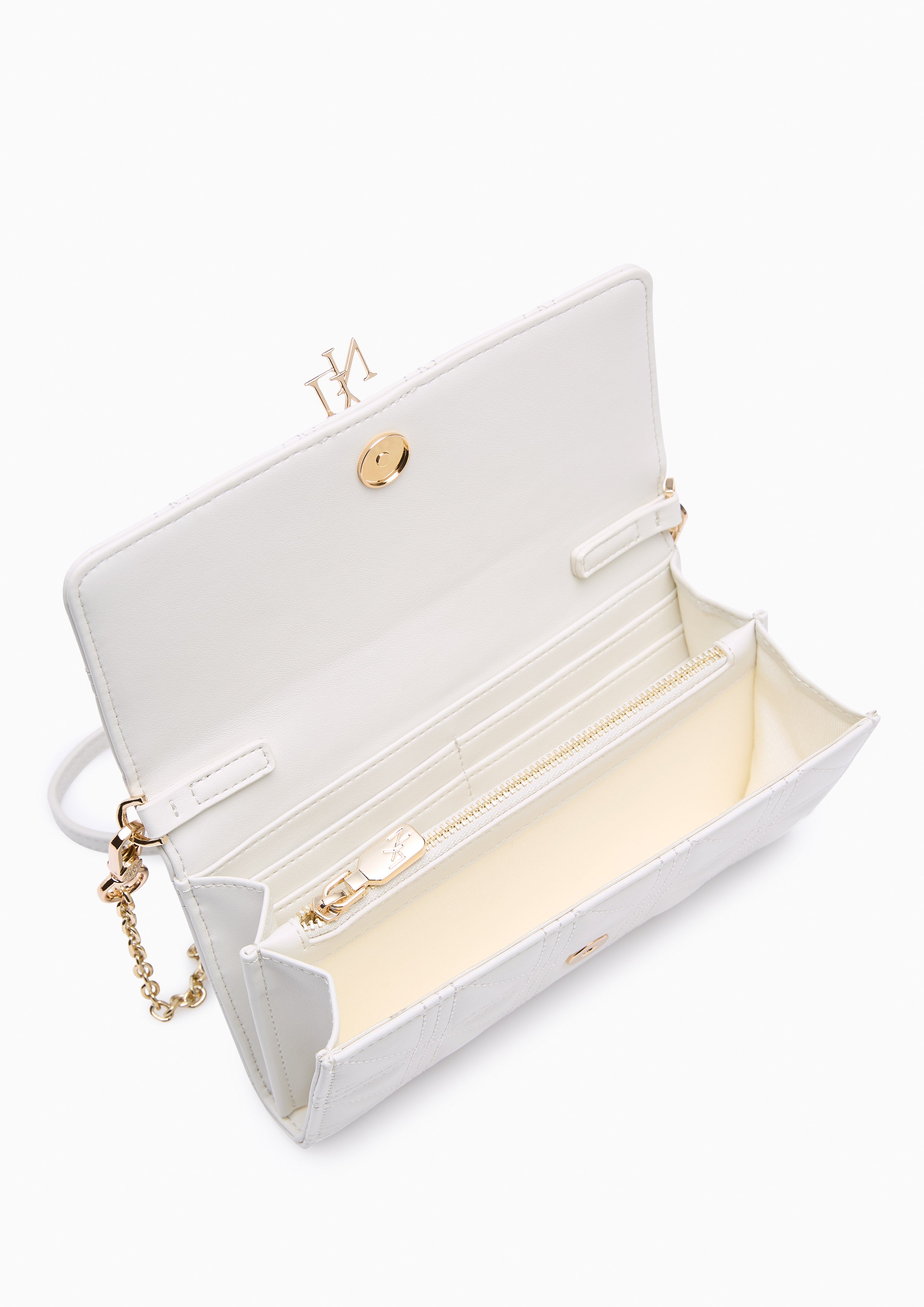 Aurelia Long Wallet - Ivory