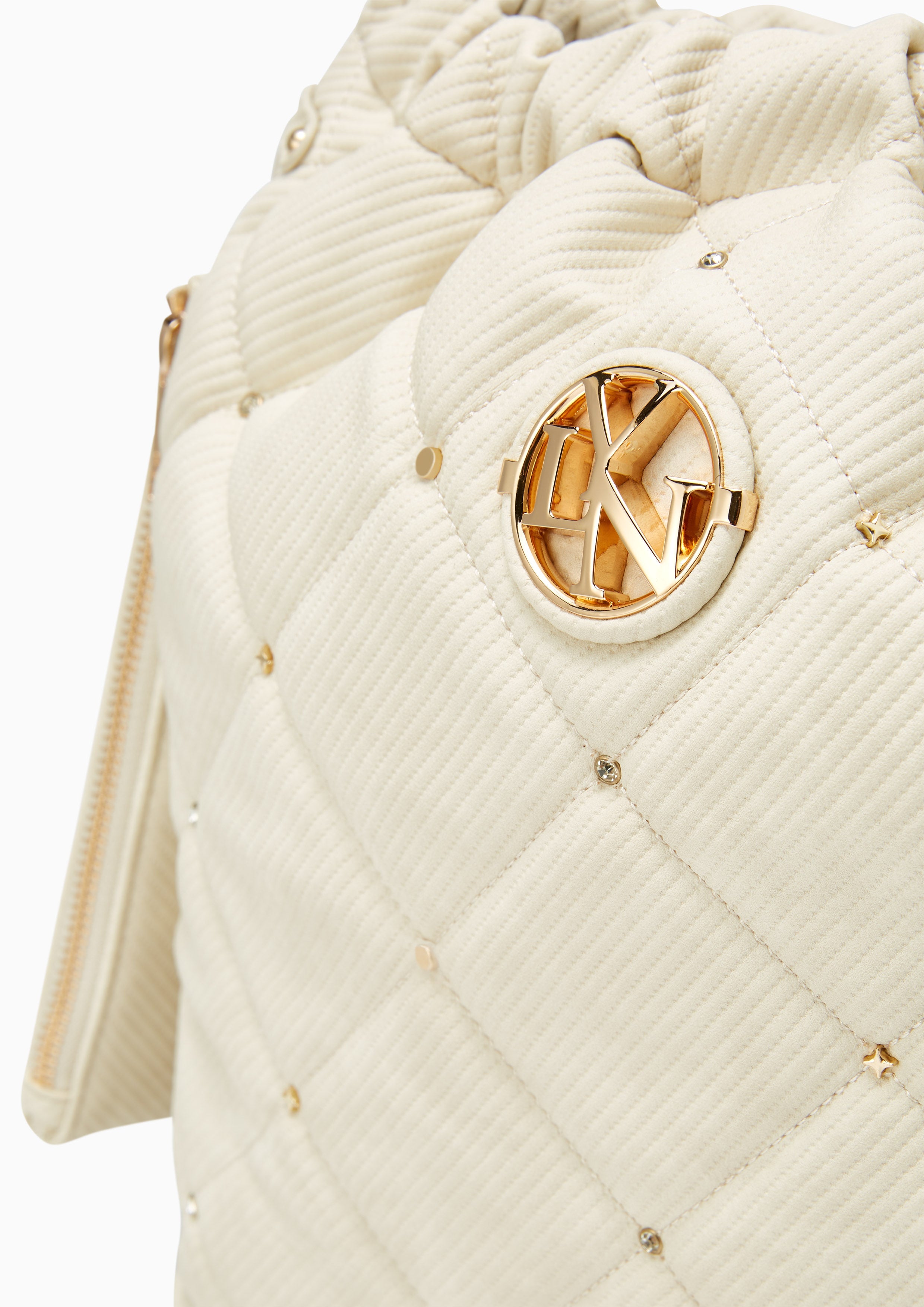 Fontia Brinkty Oversized Shoulder Bag - Ivory