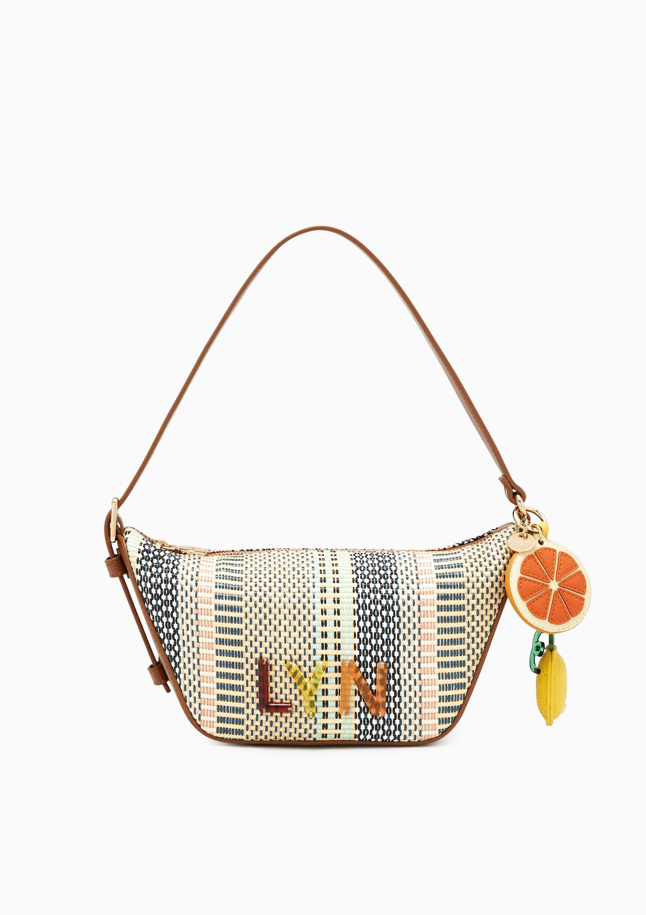 Twisty Shoulder Bag - Brown