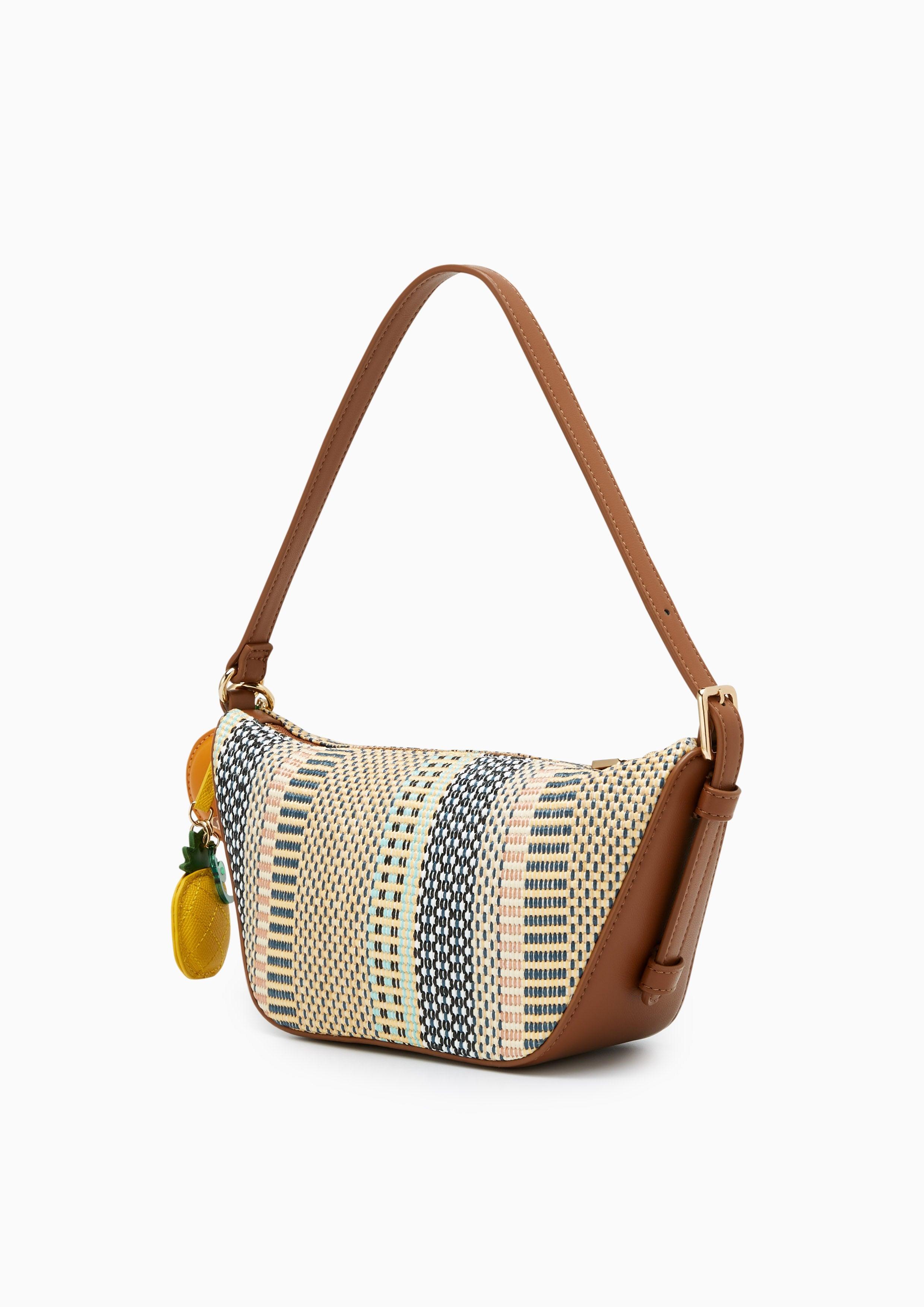 Twisty Shoulder Bag - Brown