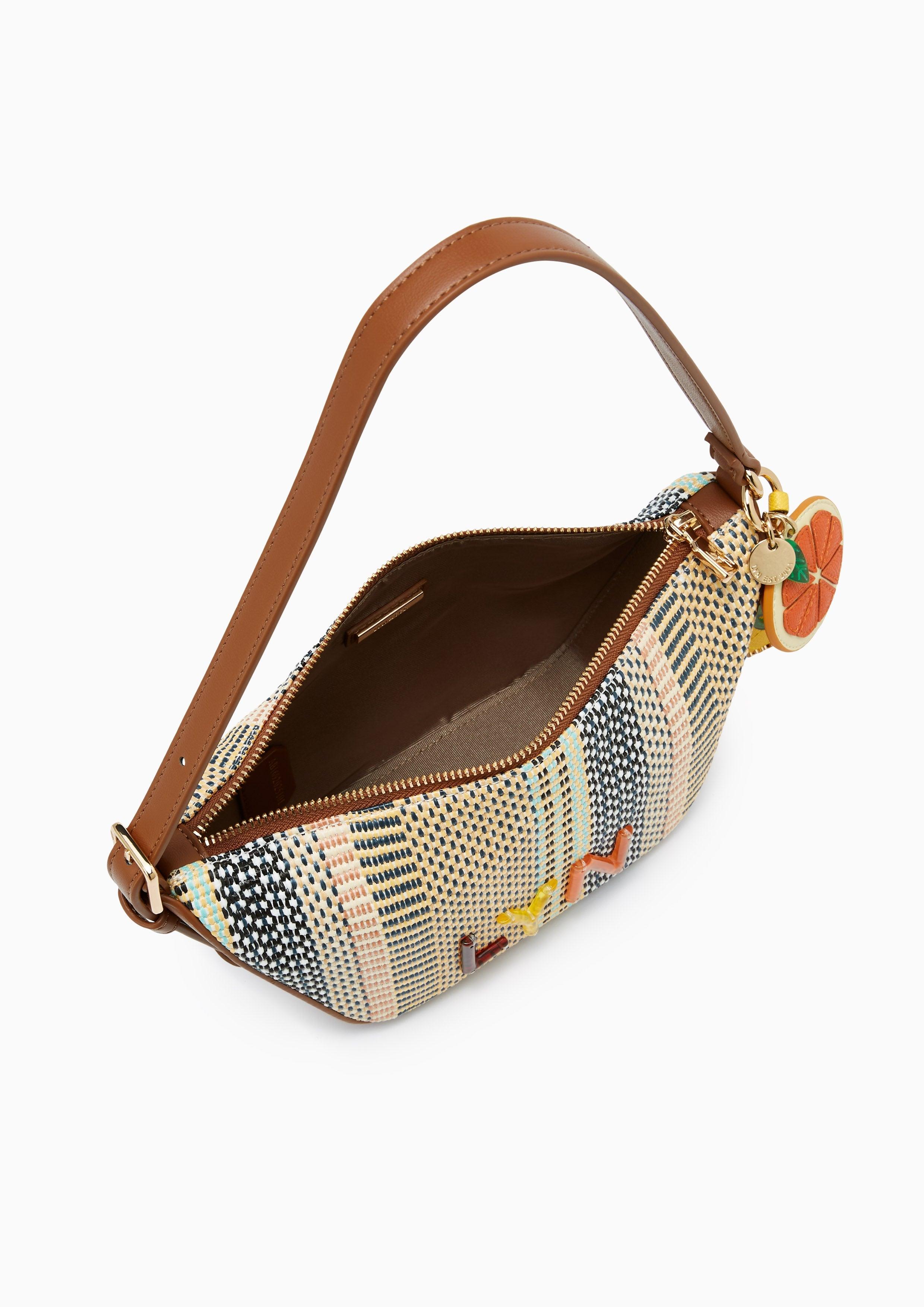 Twisty Shoulder Bag - Brown