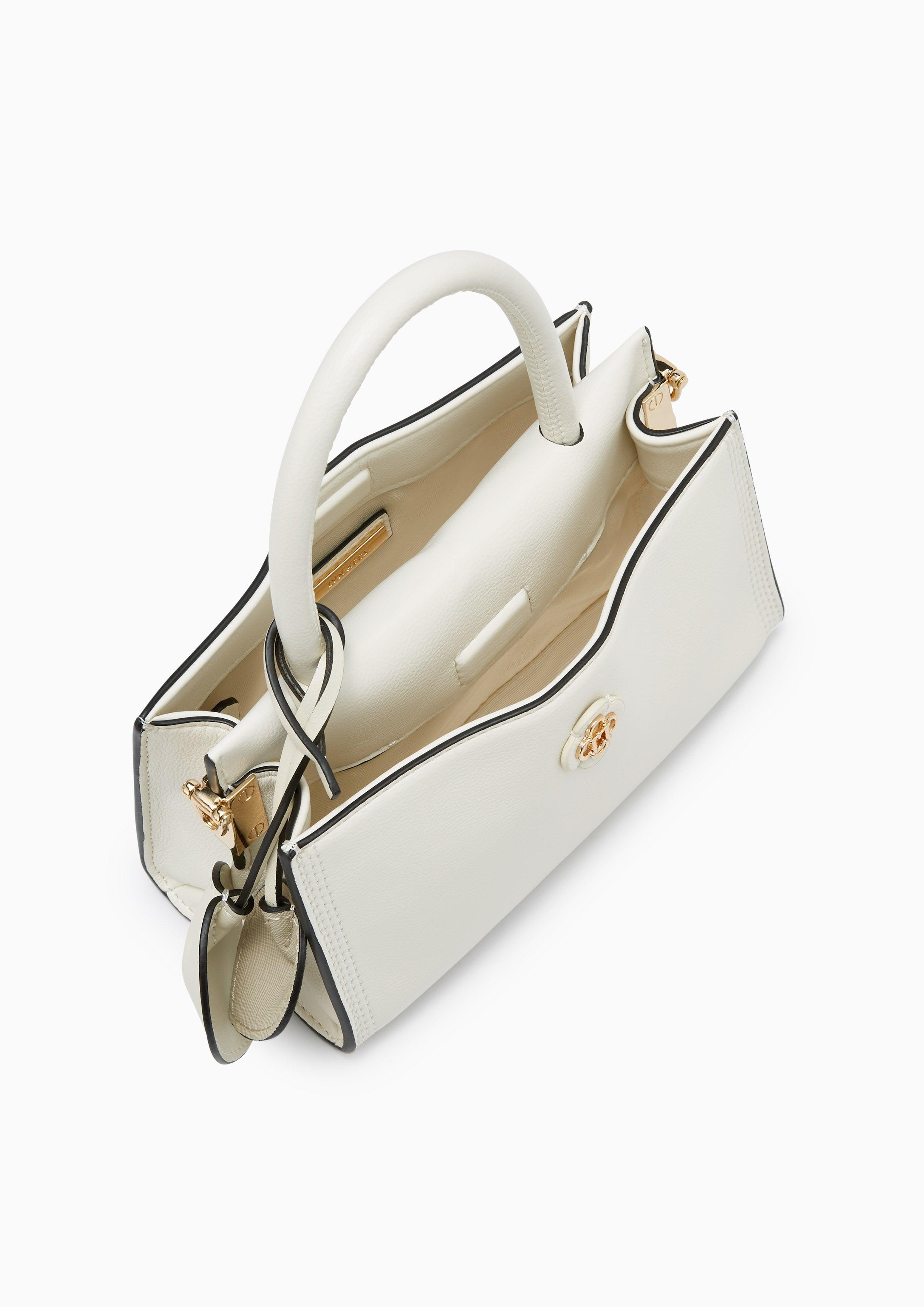 Zoey Top Handle Handbag - Ivory