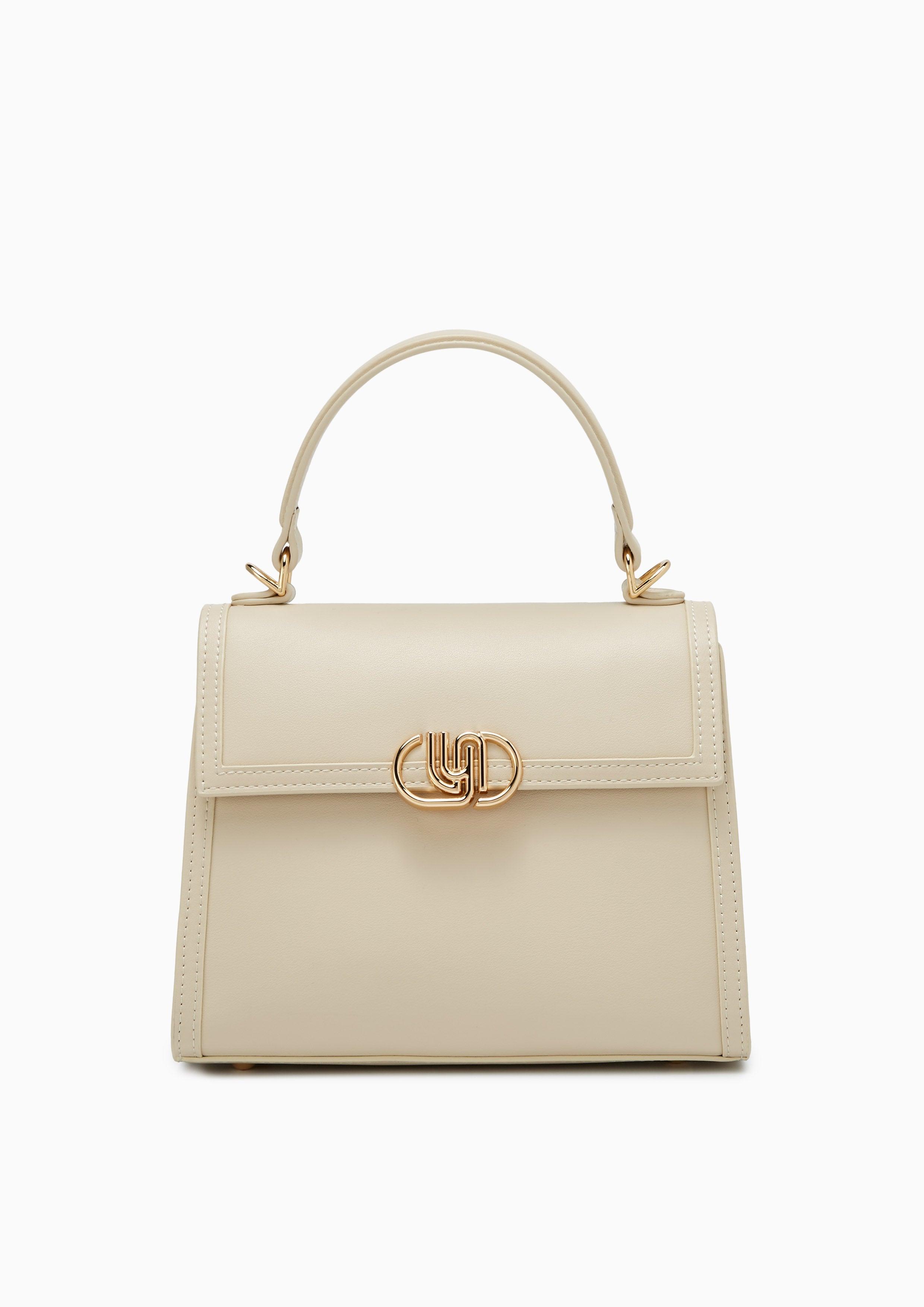 Poppin Infinite Top Handle Xs Handbag - Light Beige