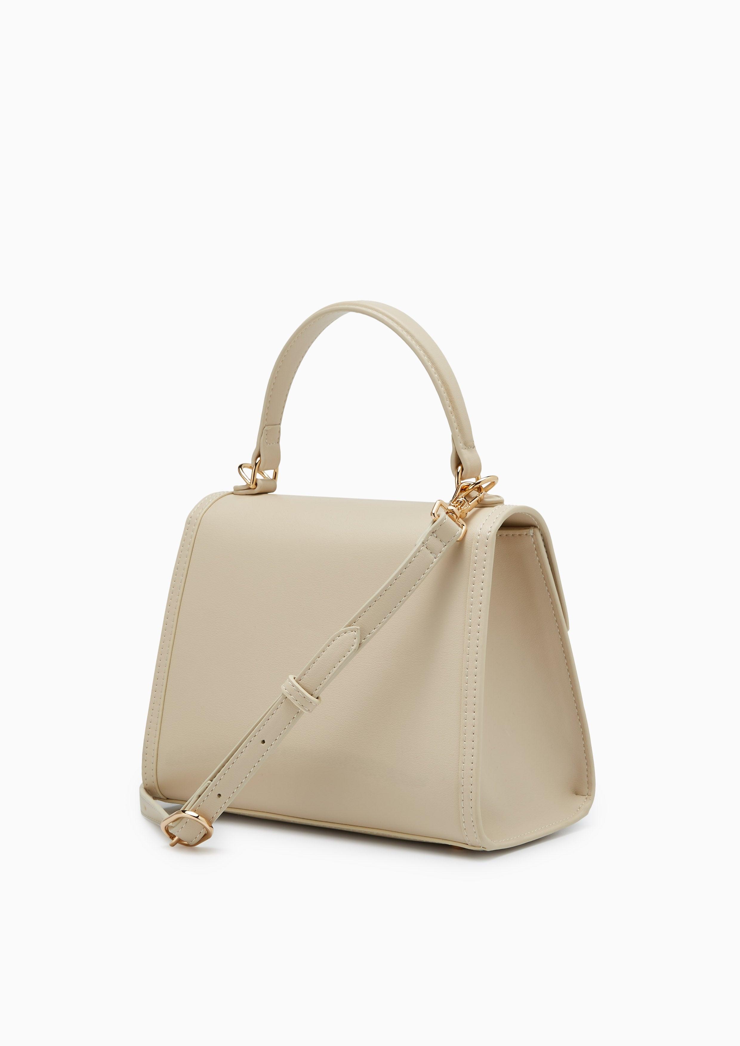 Poppin Infinite Top Handle Xs Handbag - Light Beige