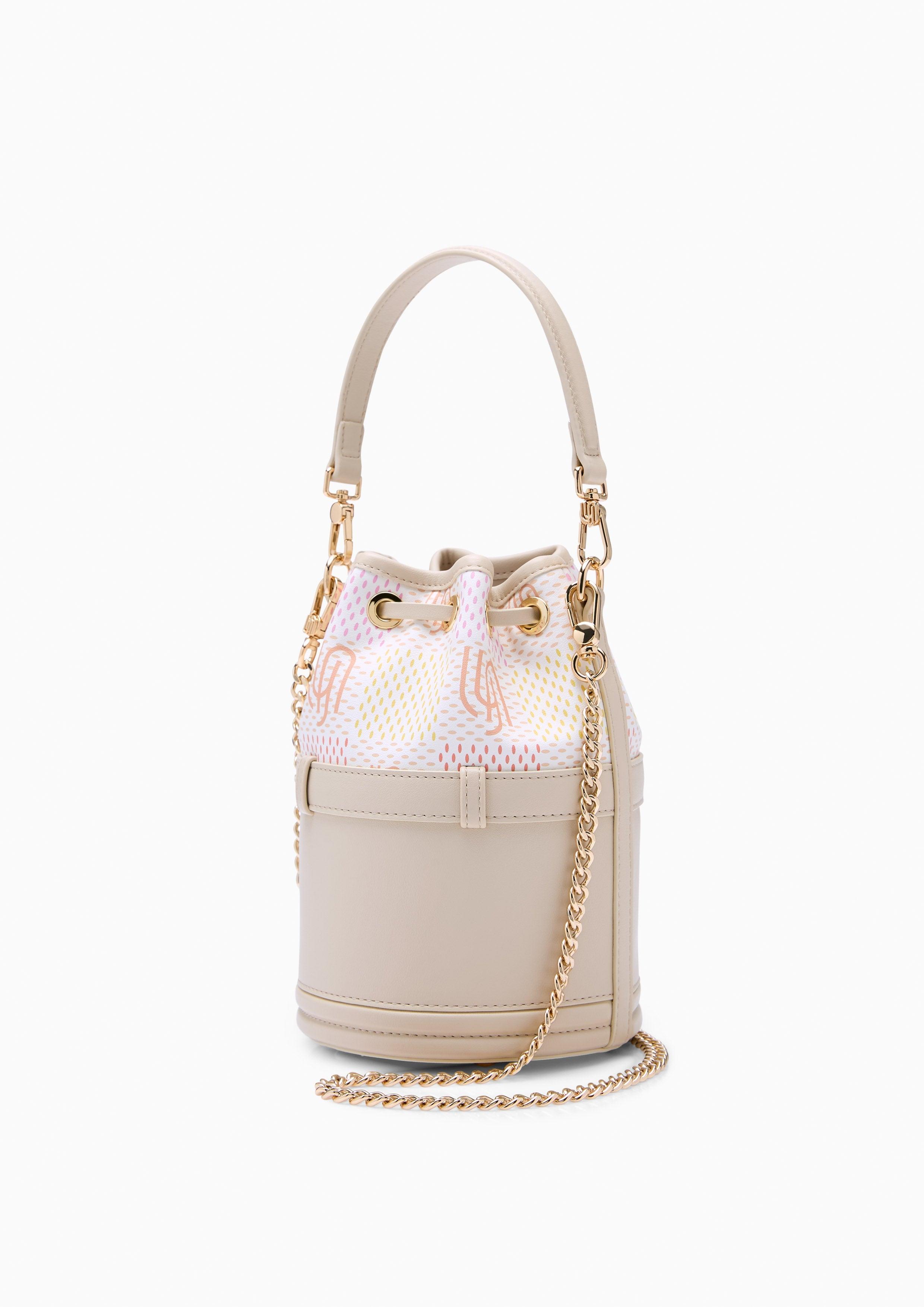 Poppin Infinite Mini Bucket Bag - Printed Beige