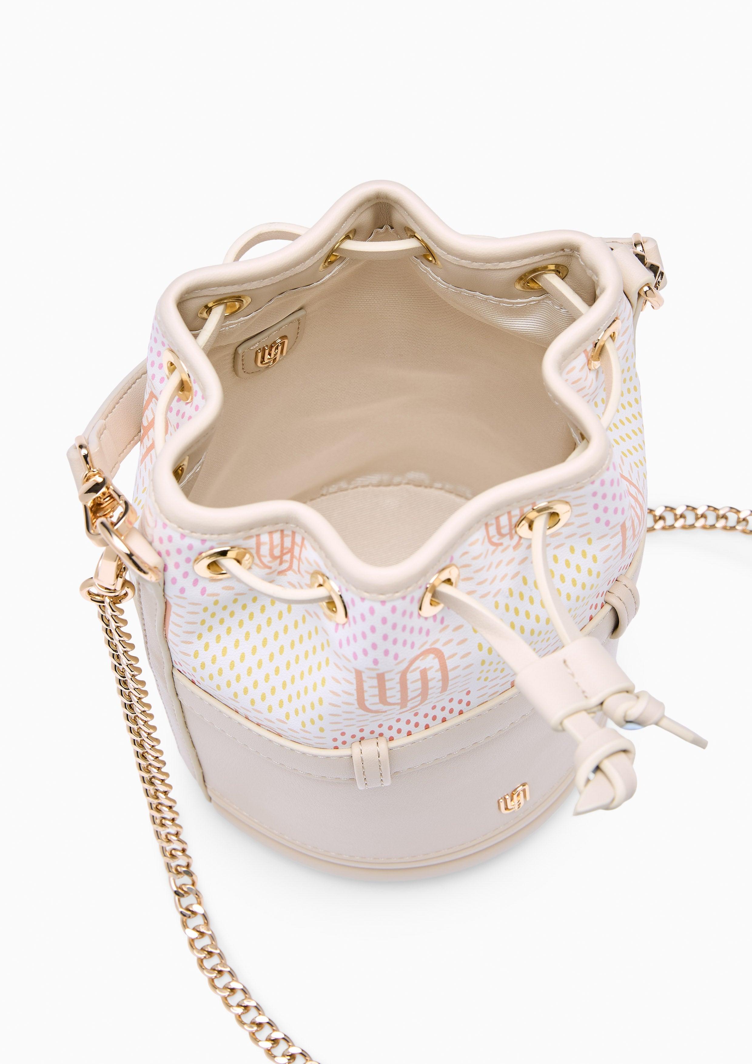 Poppin Infinite Mini Bucket Bag - Printed Beige