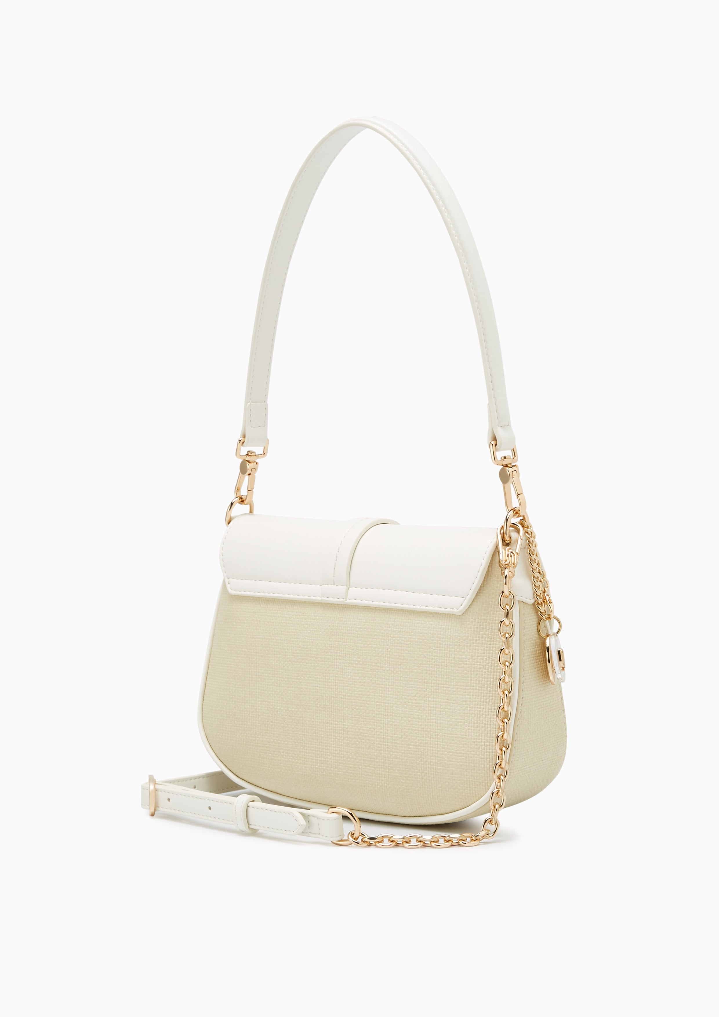 Narla Infinite Flap Shoulder Bag - Ivory