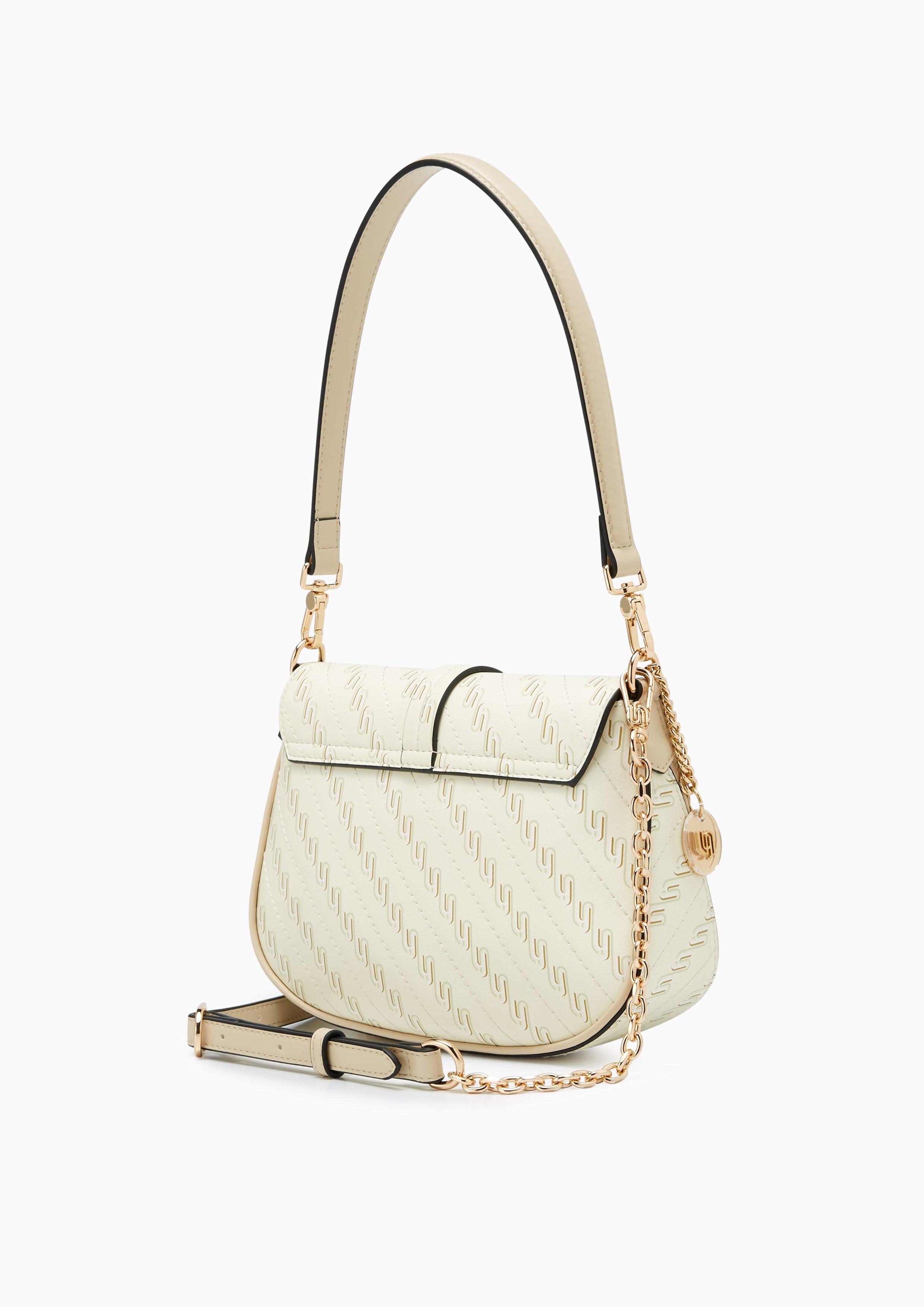 Narla Infinite Flap Shoulder Bag - Printed Beige