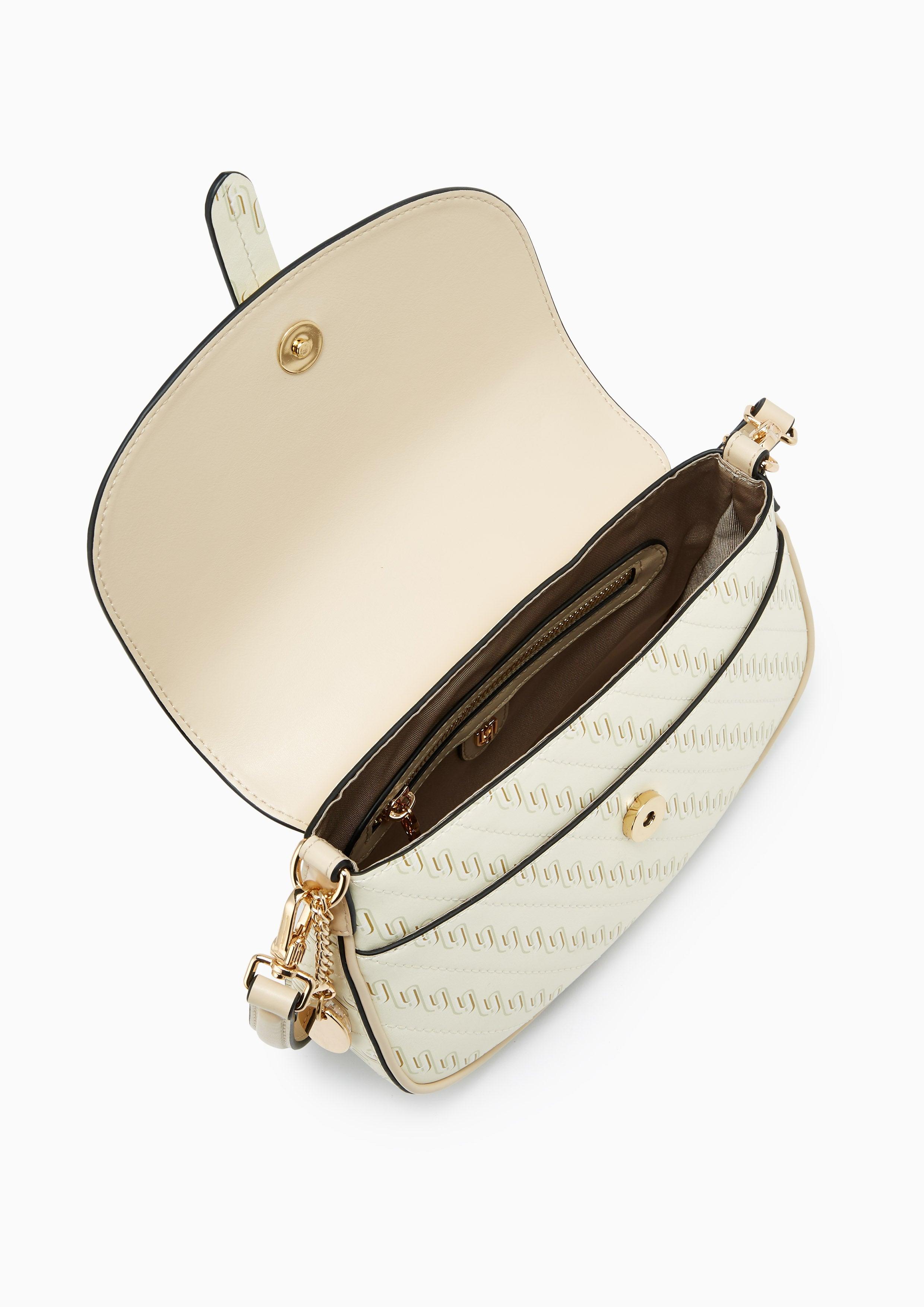 Narla Infinite Flap Shoulder Bag - Printed Beige