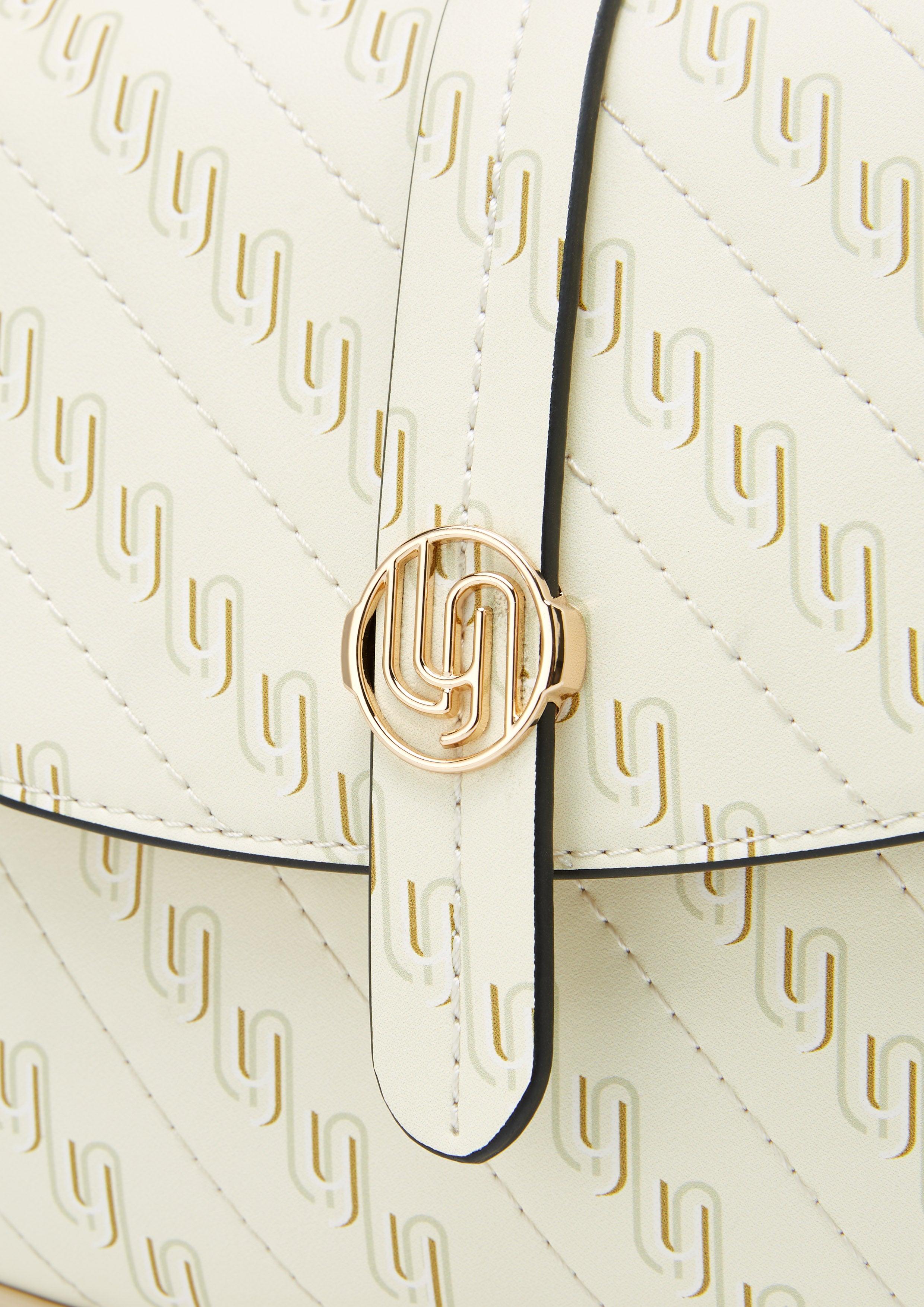 Narla Infinite Flap Shoulder Bag - Printed Beige