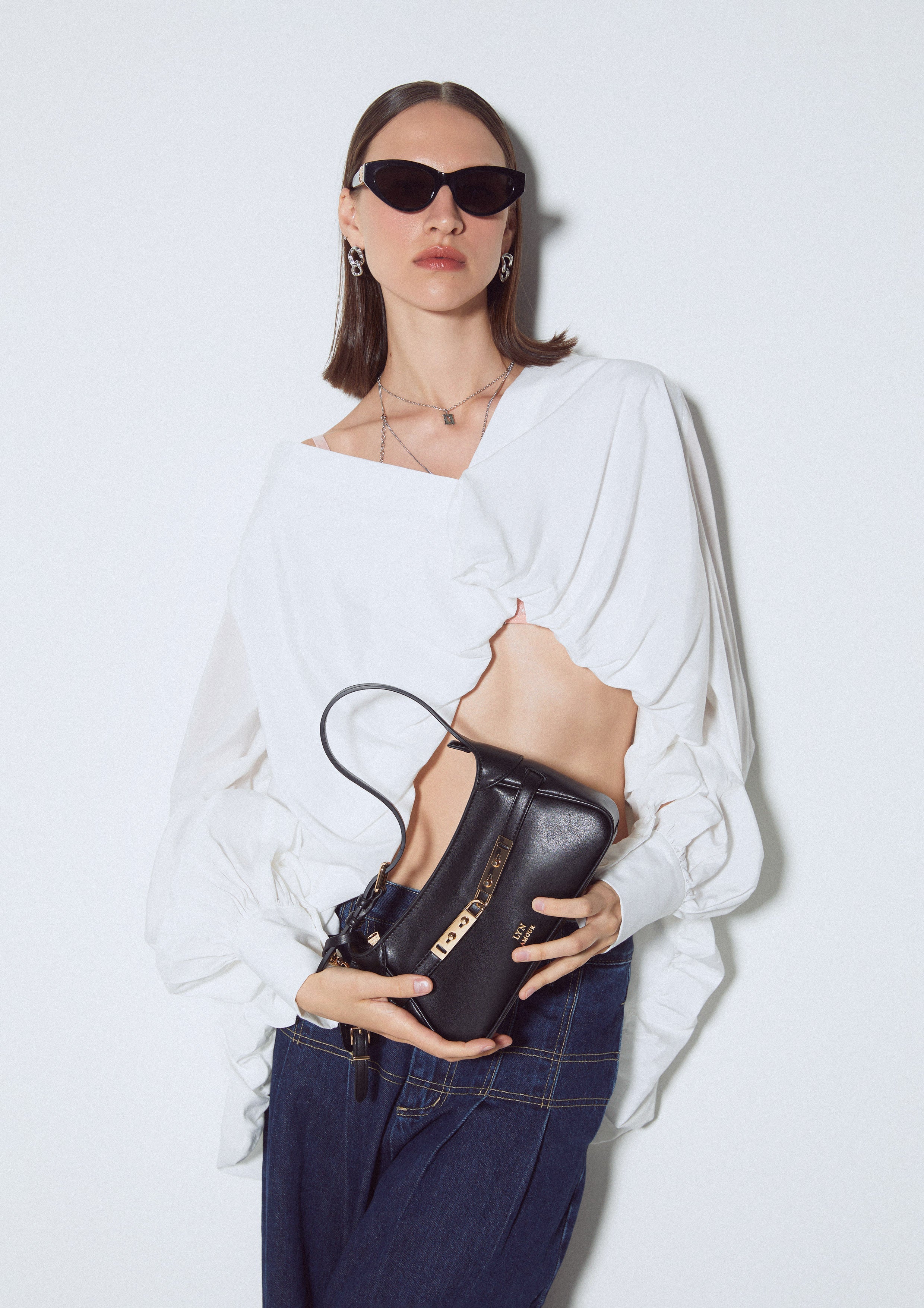 Athens S Shoulder Bag - Black