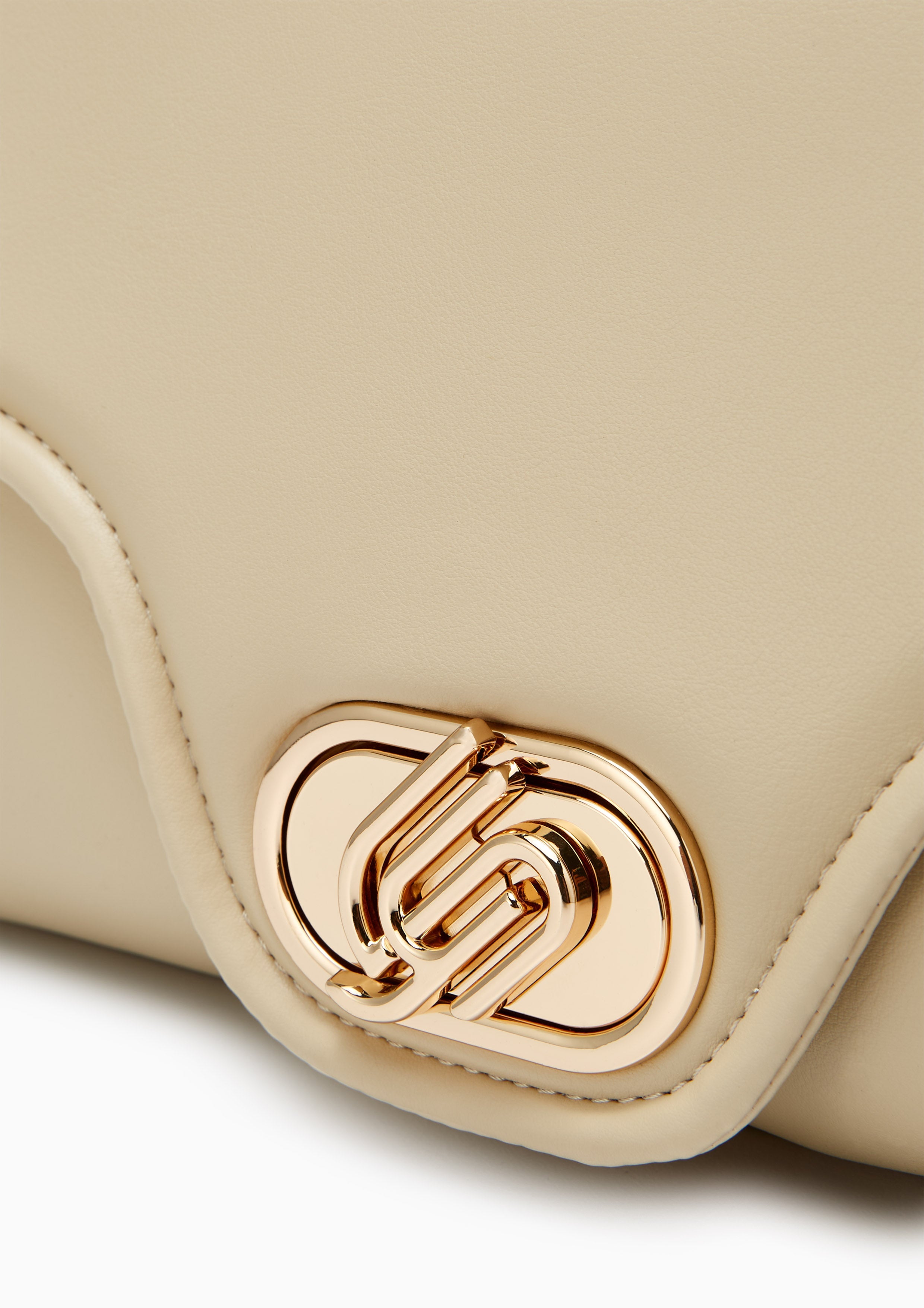 Nyxia Infinite Puffy Crossbody Bag - Beige