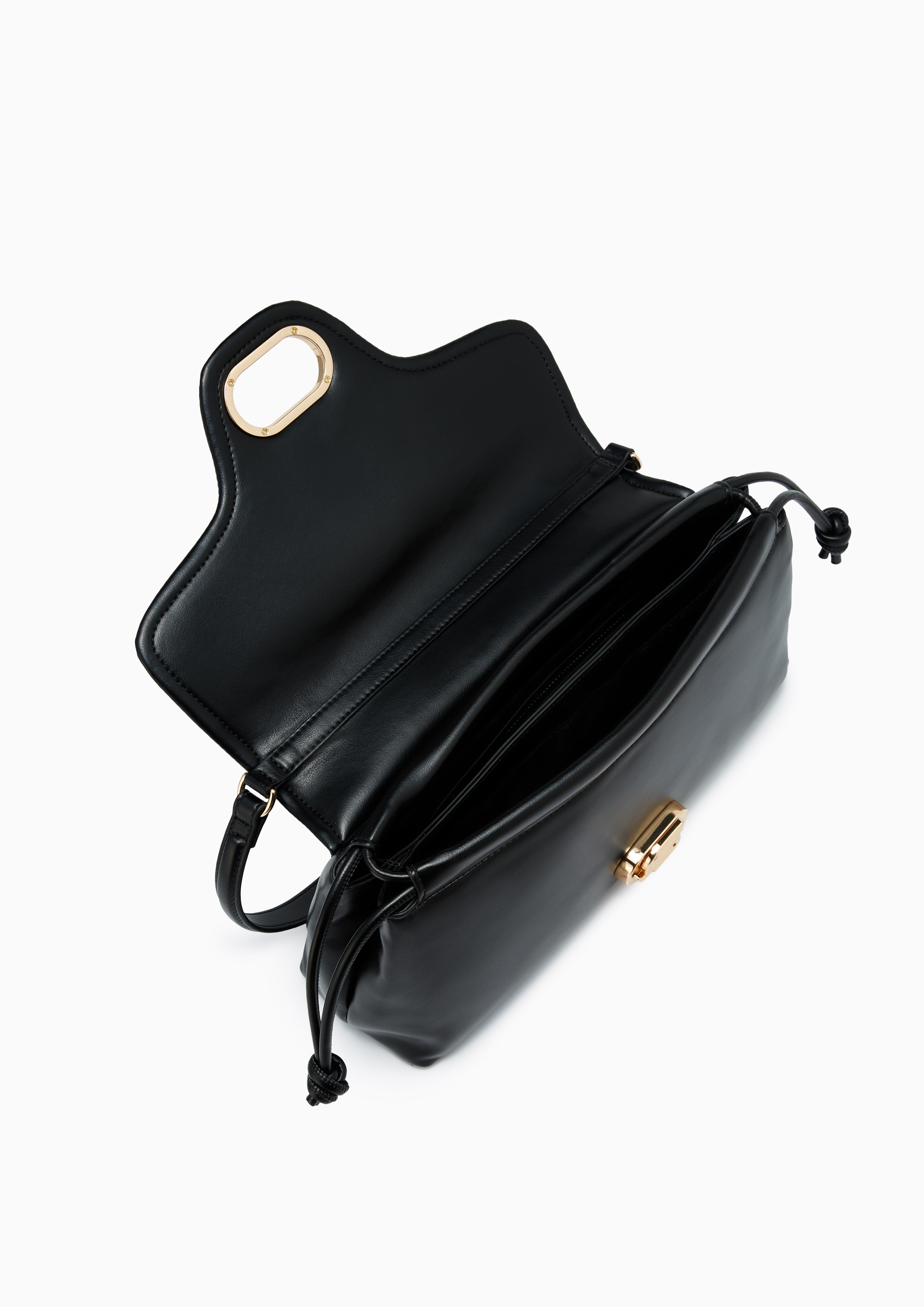 Nyxia Infinite Puffy Crossbody Bag - Black