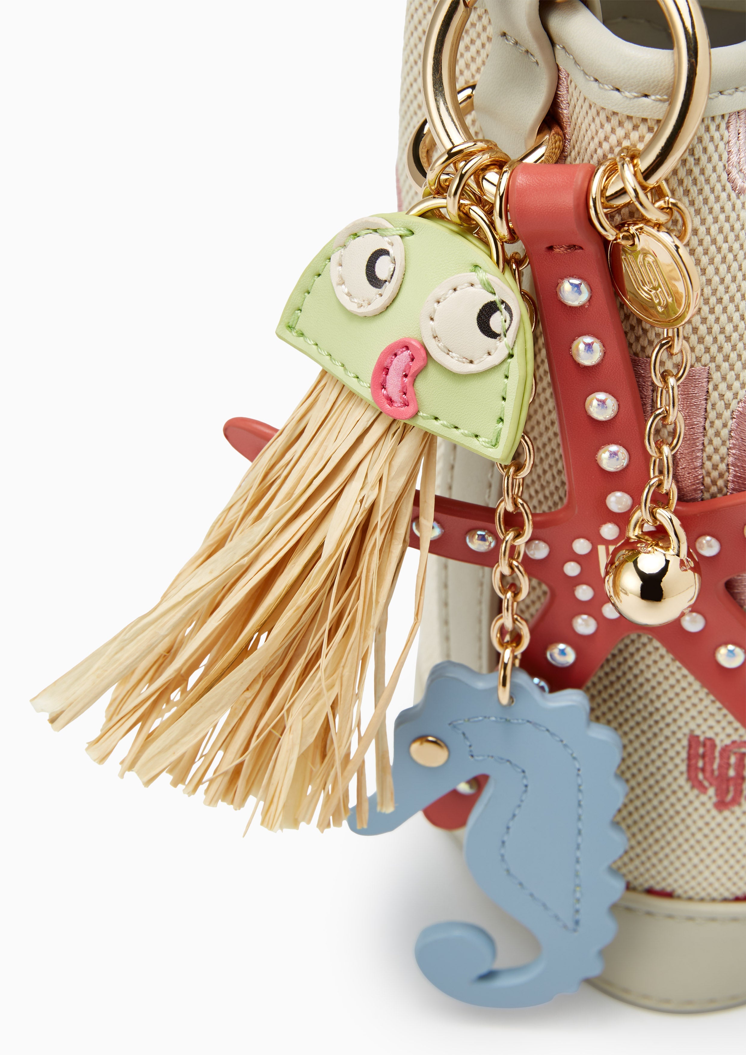 Coral Infinite Mini Bucket Bucketbags - Light Beige