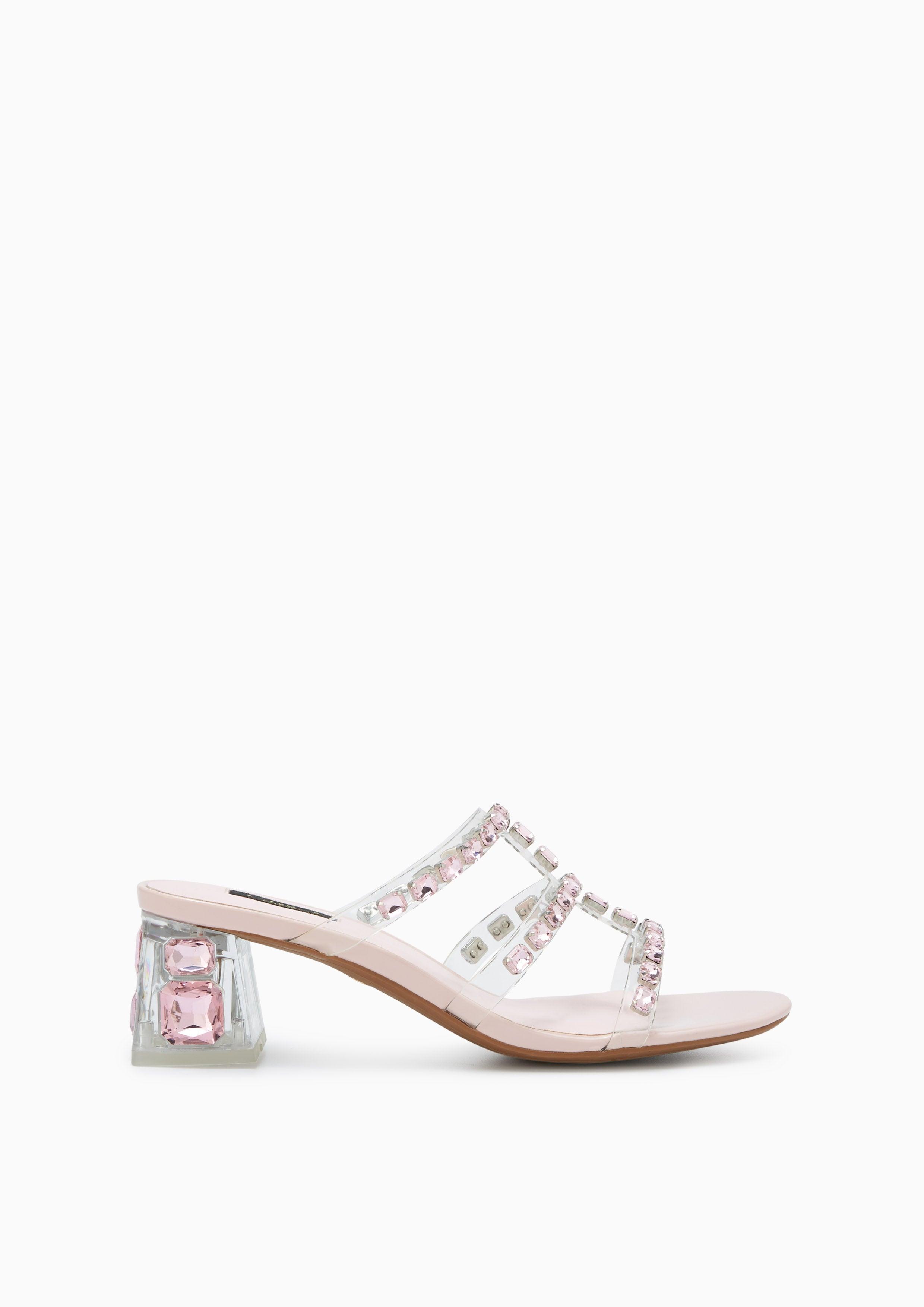 Linda Max Heels - Transaparent Pink