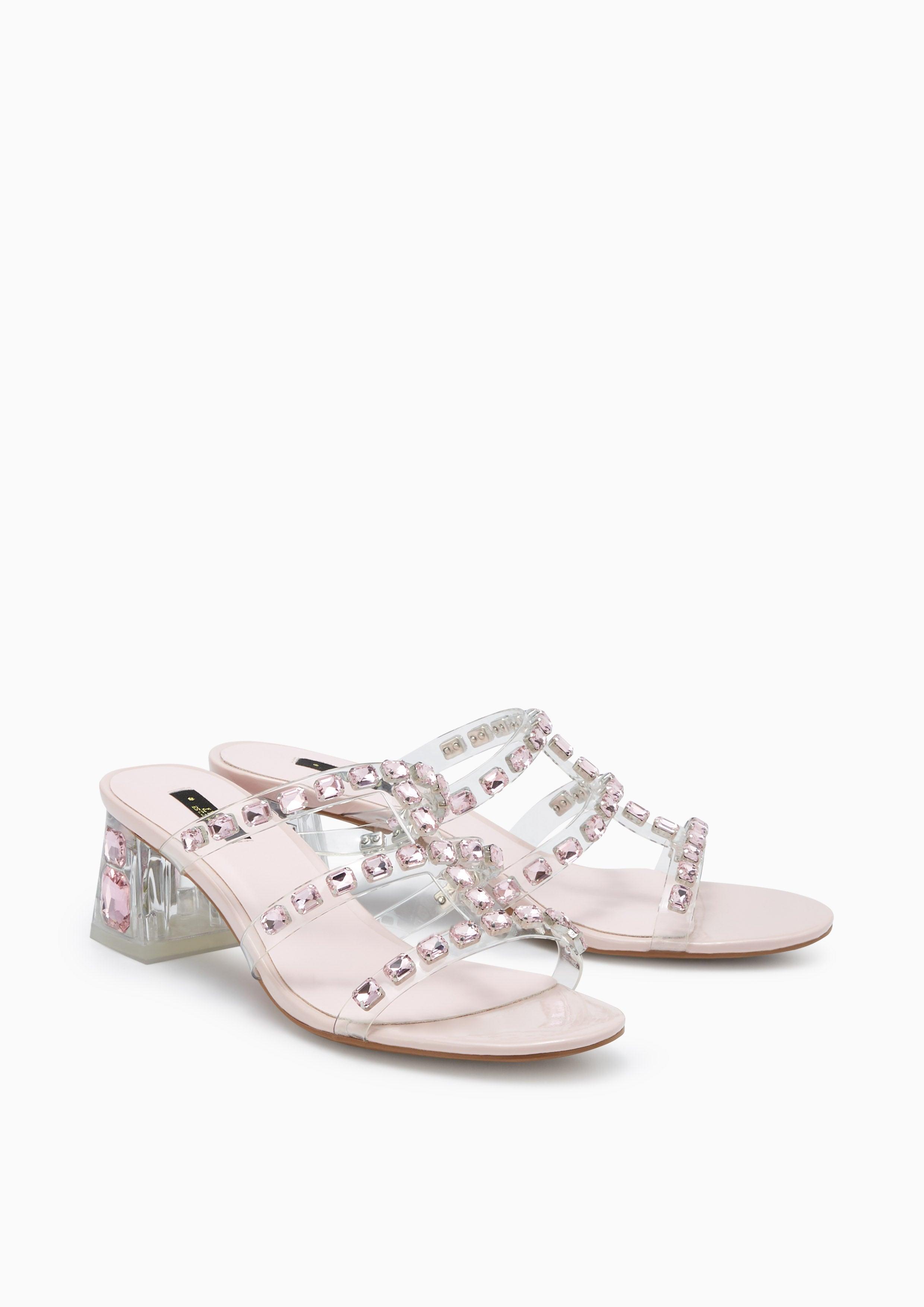 Linda Max Heels - Transaparent Pink