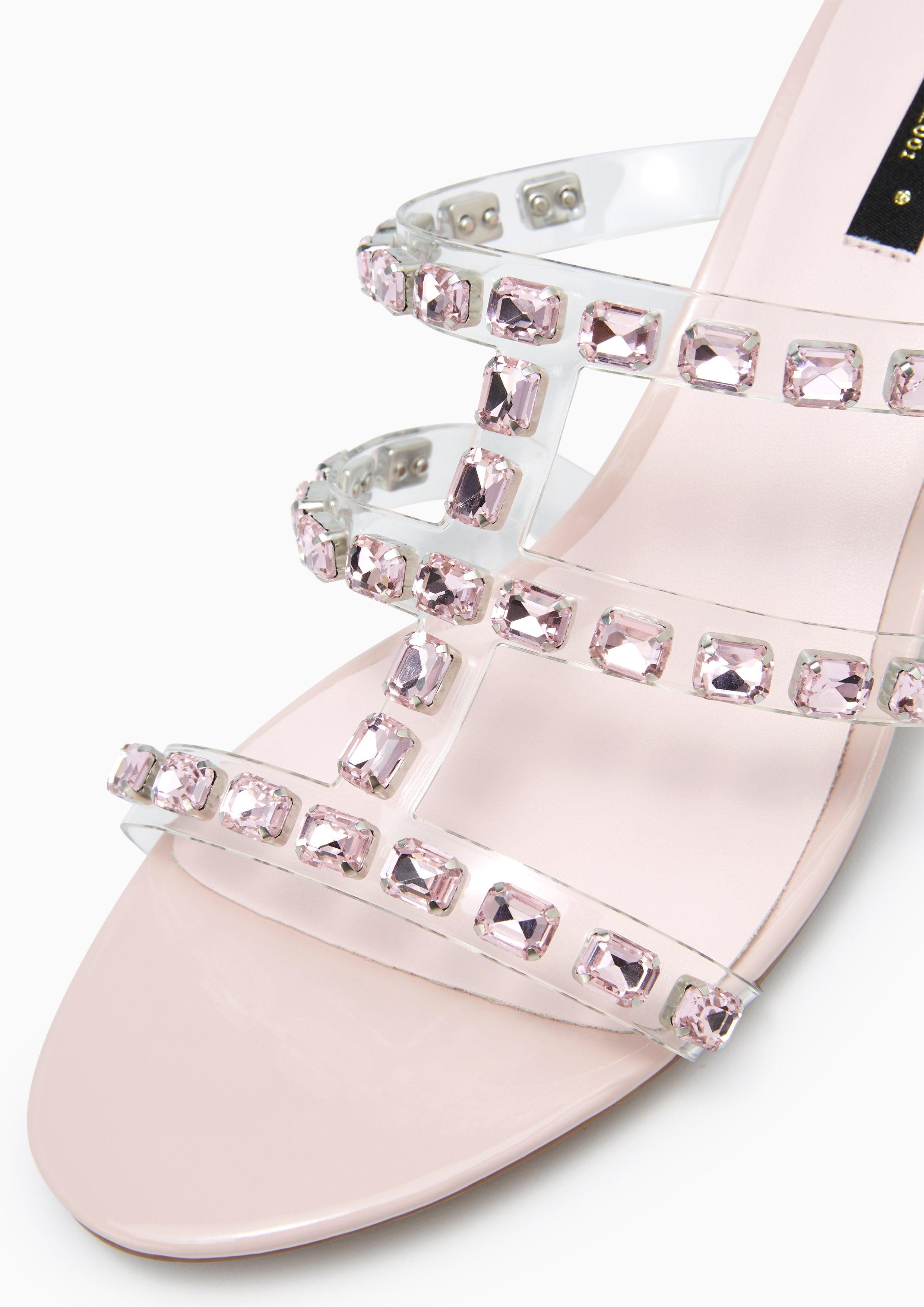Linda Max Heels - Transaparent Pink
