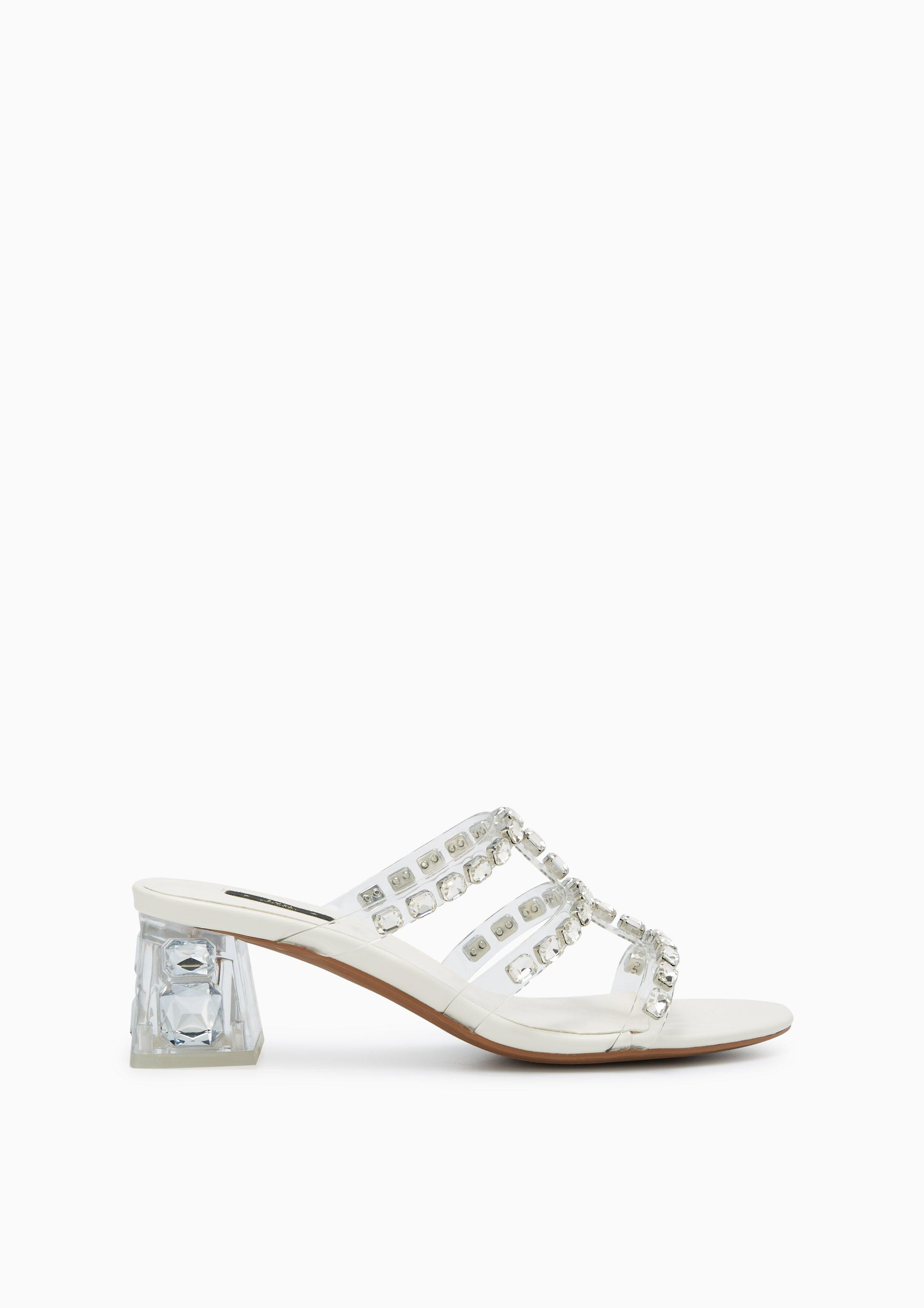 Linda Max Heels - Transaparent White