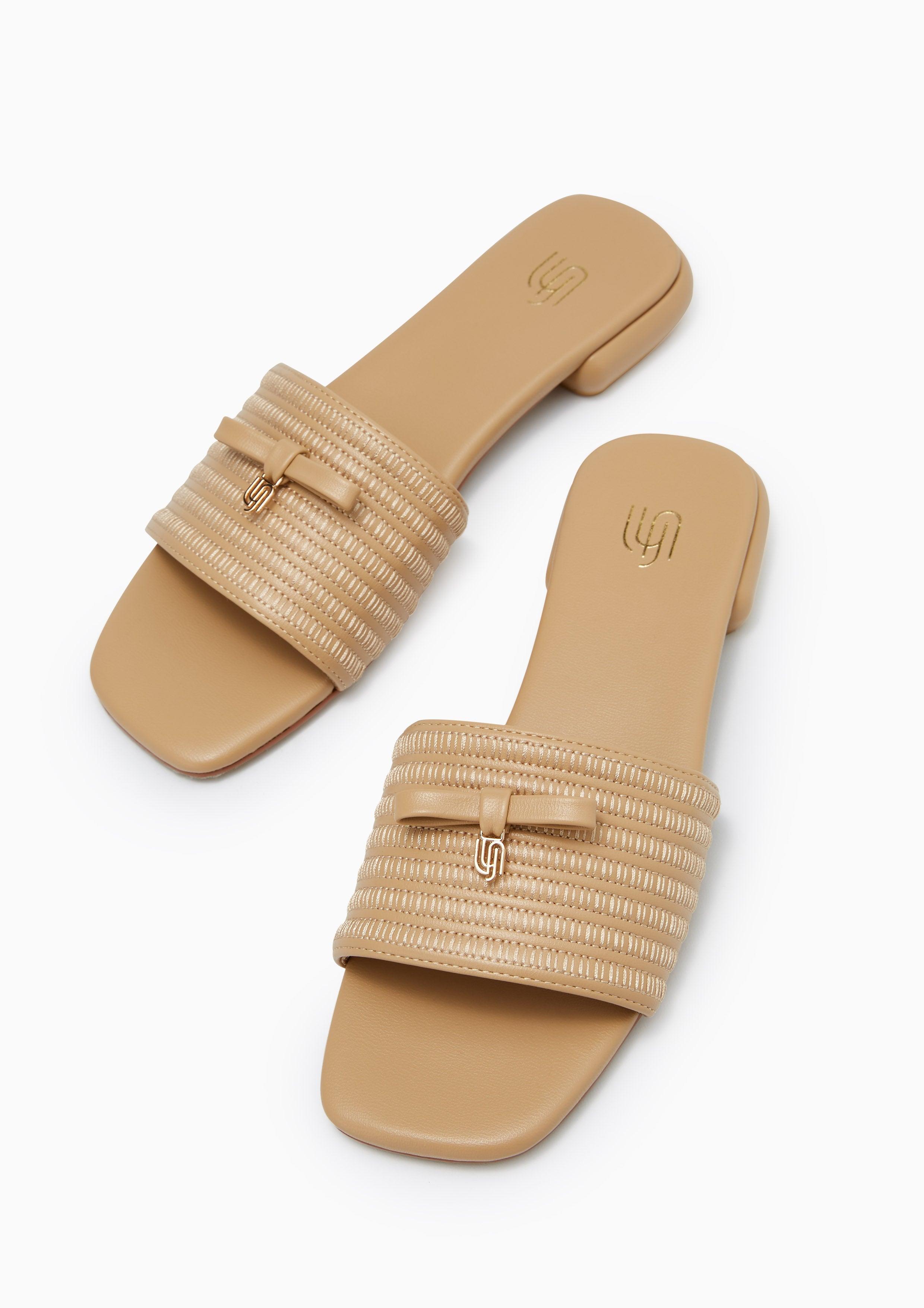 Milly Infinite Flats And Sandals - Beige