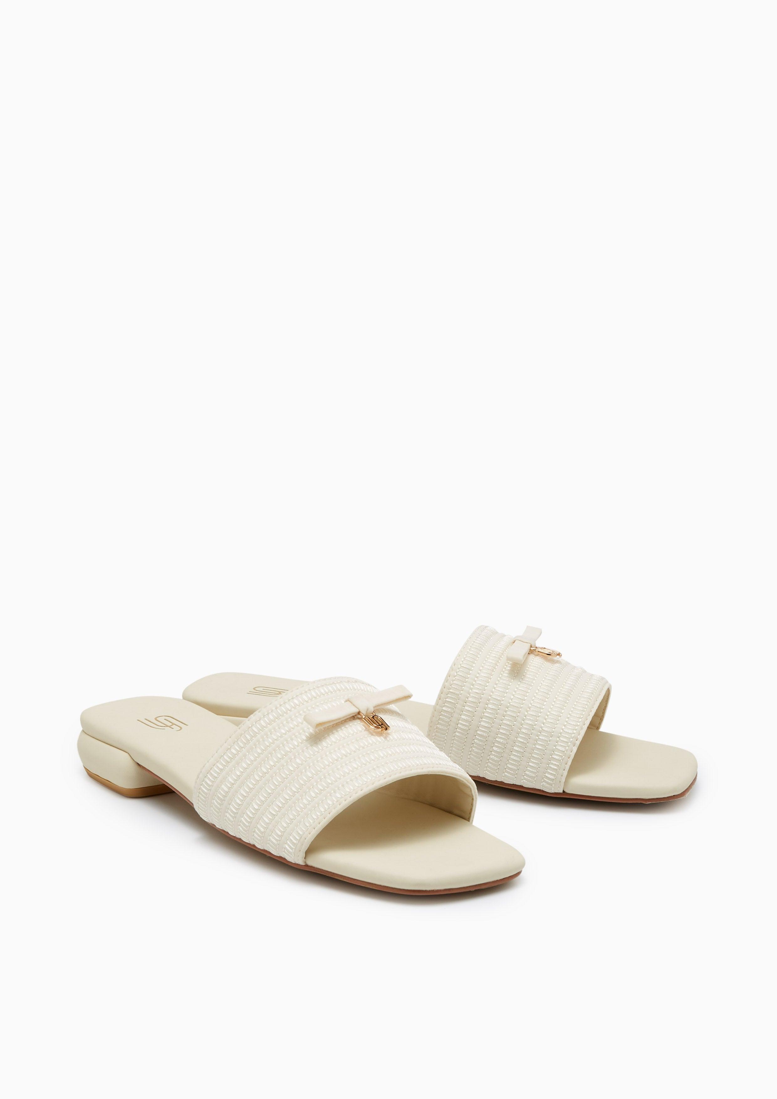 Milly Infinite Flats And Sandals - Ivory