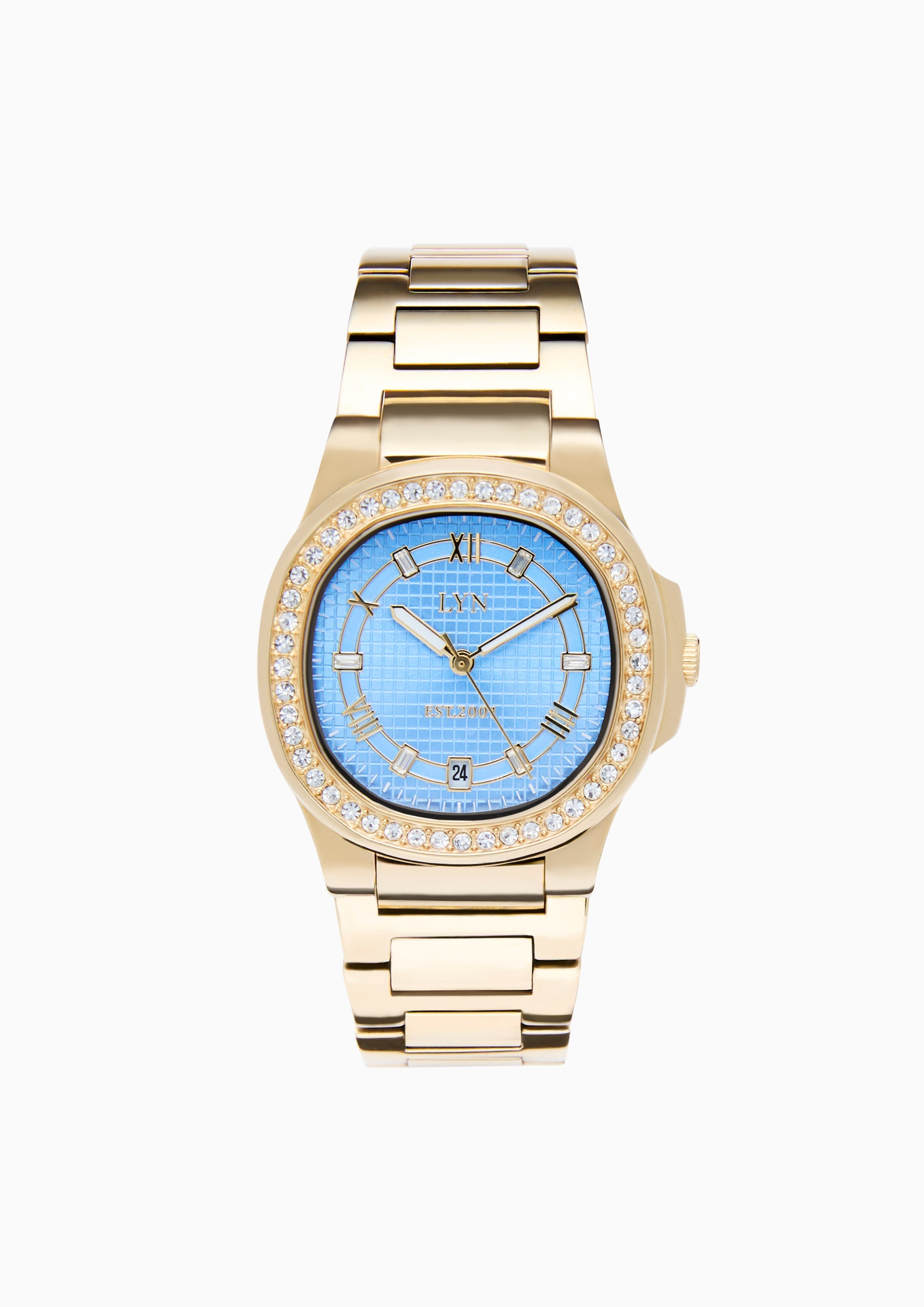 Anchilee Watch - Blue/Gold