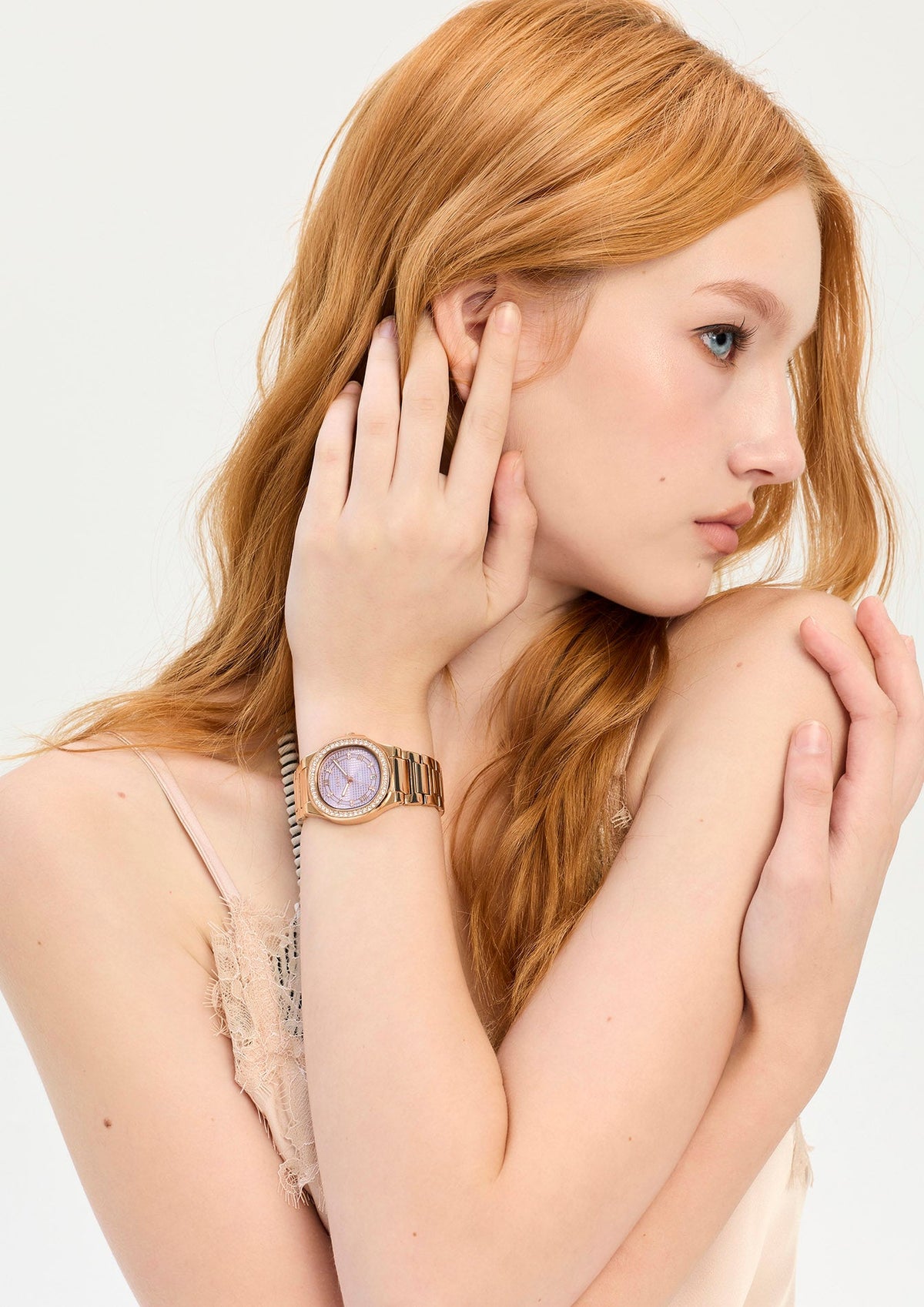 Anchilee Watch - Light Check Purple