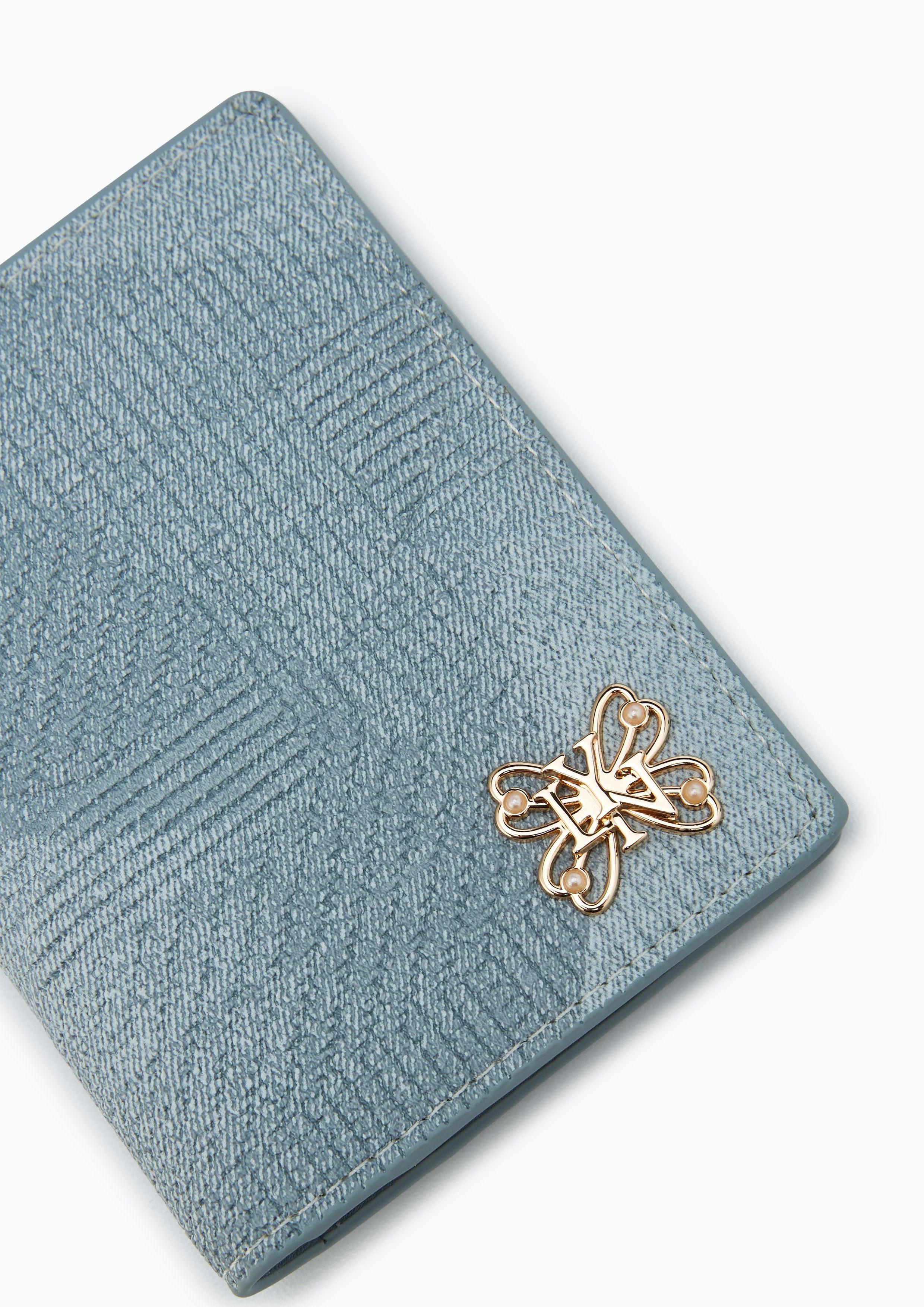Butterfly Card Pocket Wallet - Blue Variation 2